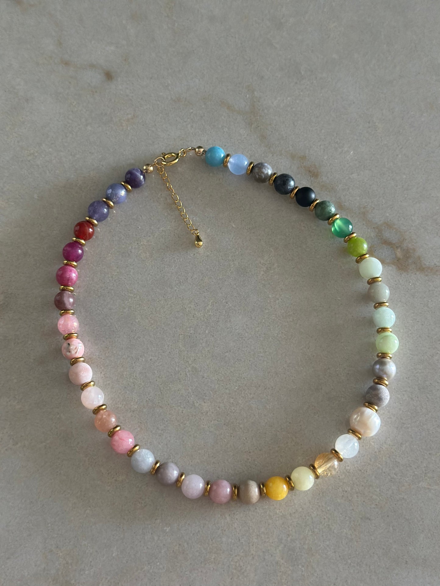 Colorful Gemstone Necklace