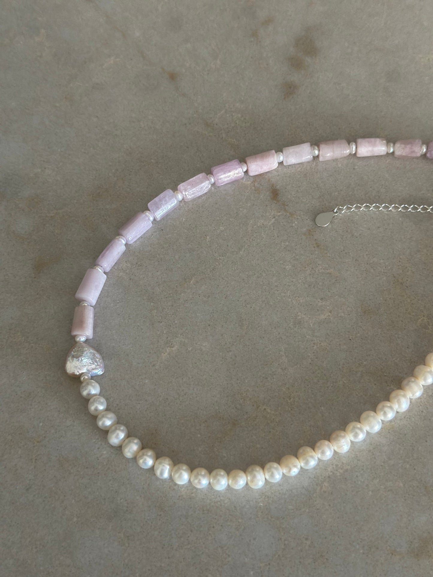 Pearl Meets Pink Necklace