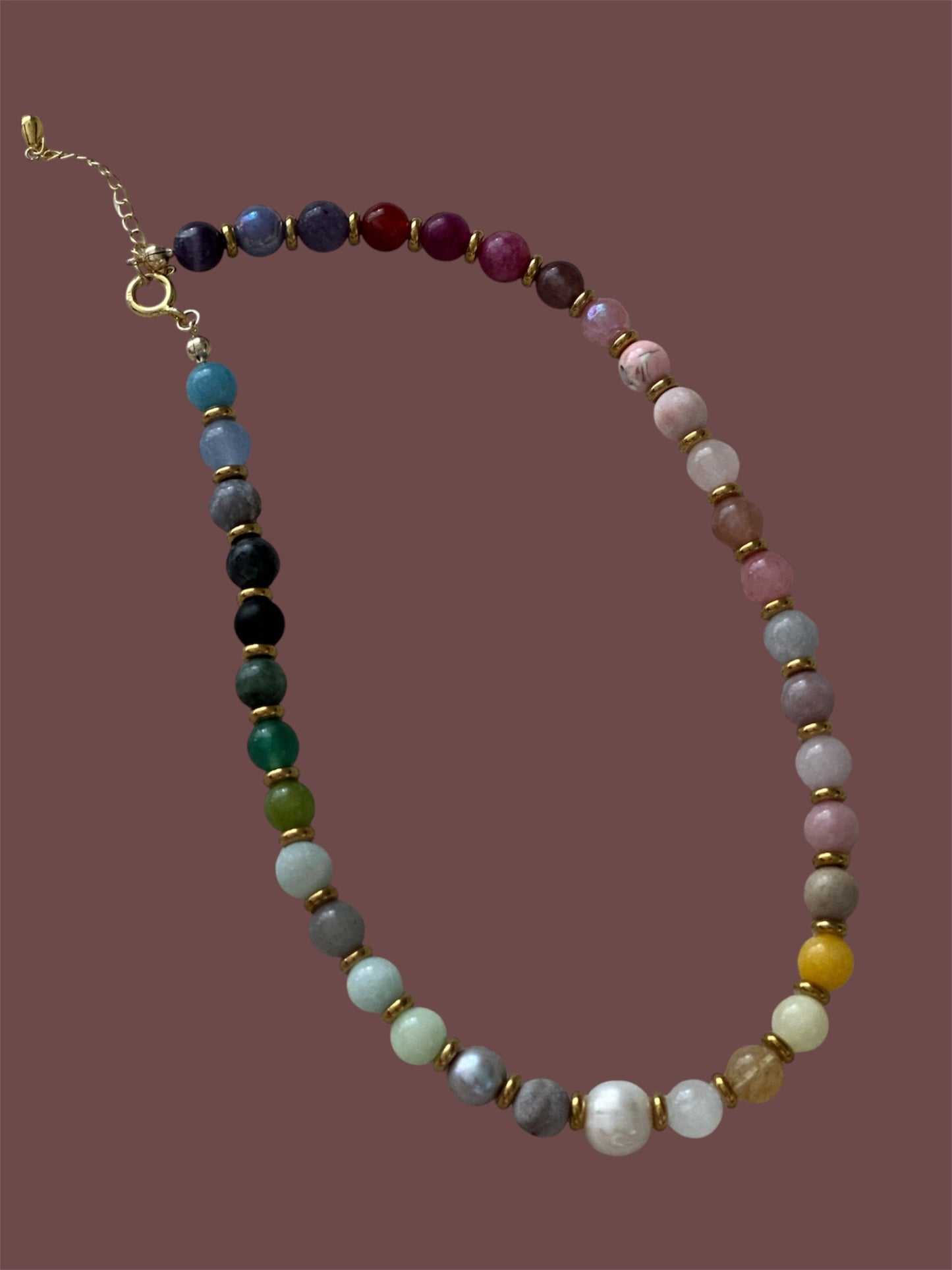 Colorful Gemstone Necklace