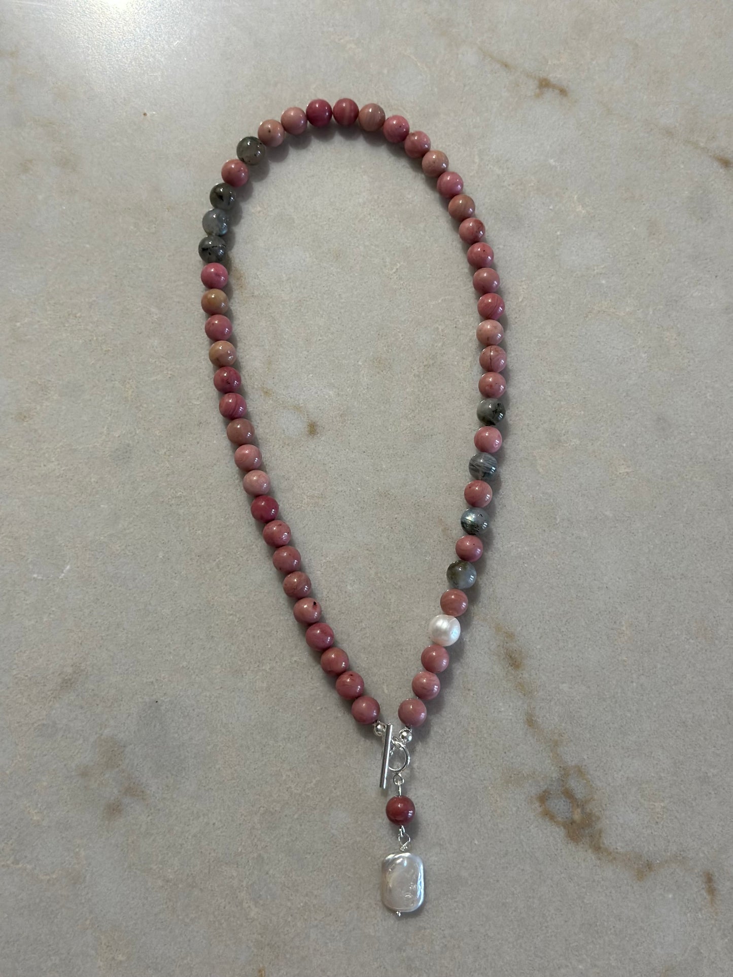 Pink Sand Pearl Necklace