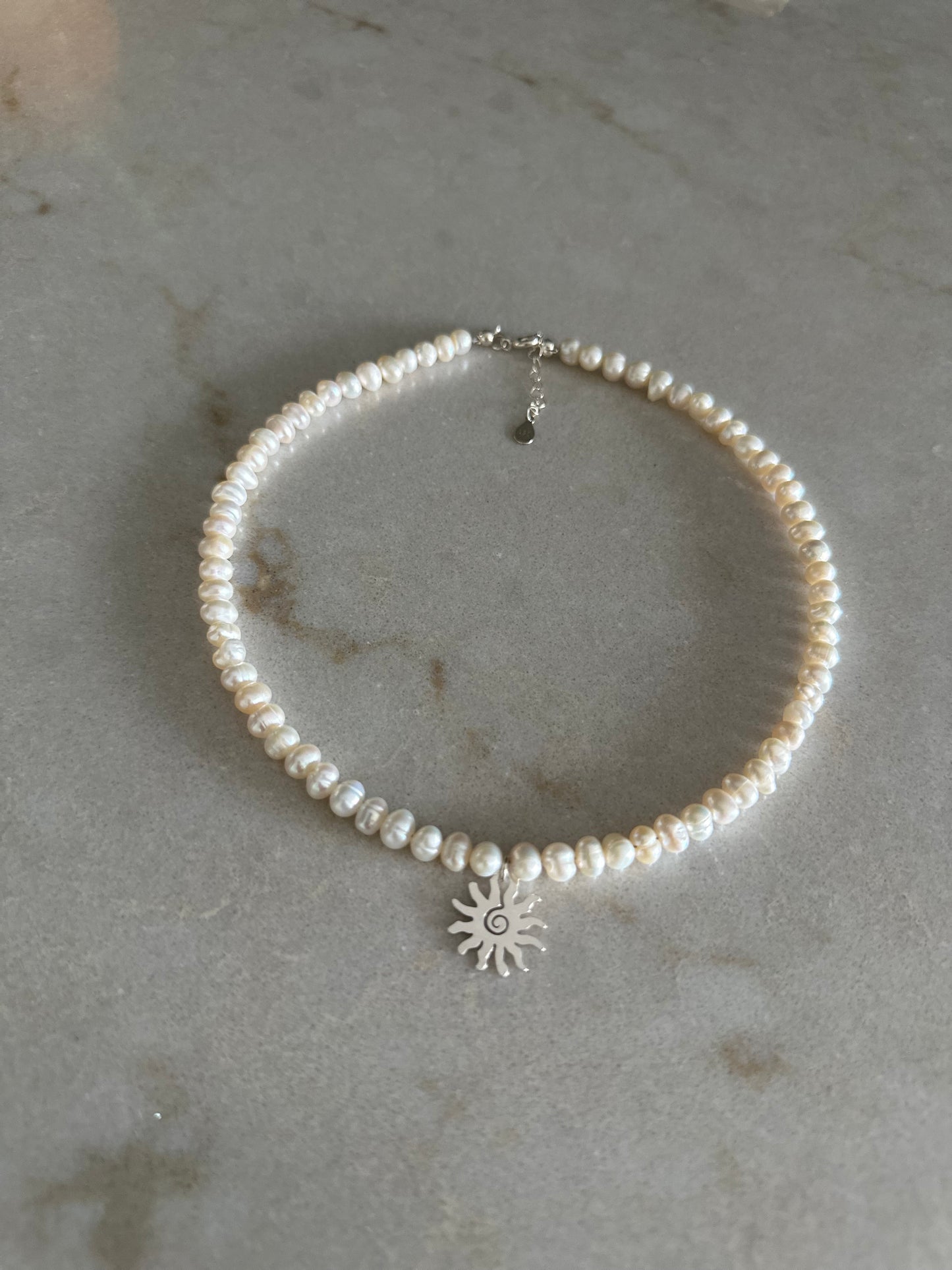 Sun Lover Necklace on Silver