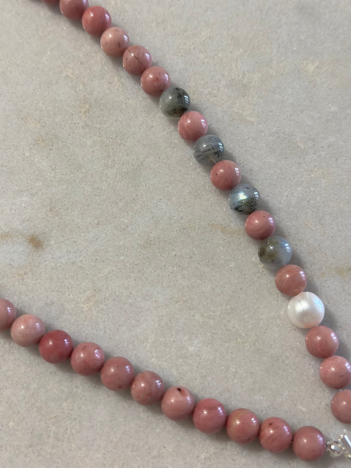 Pink Sand Pearl Necklace