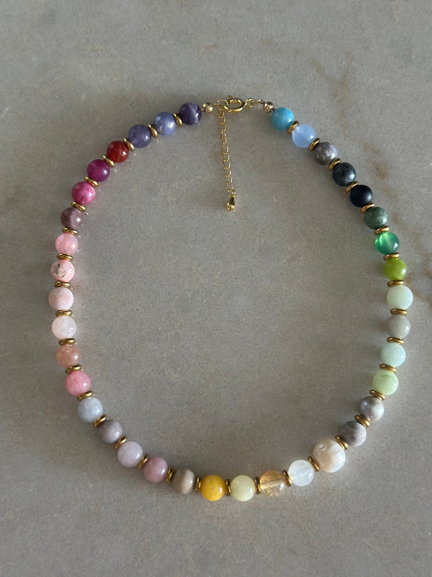 Colorful Gemstone Necklace