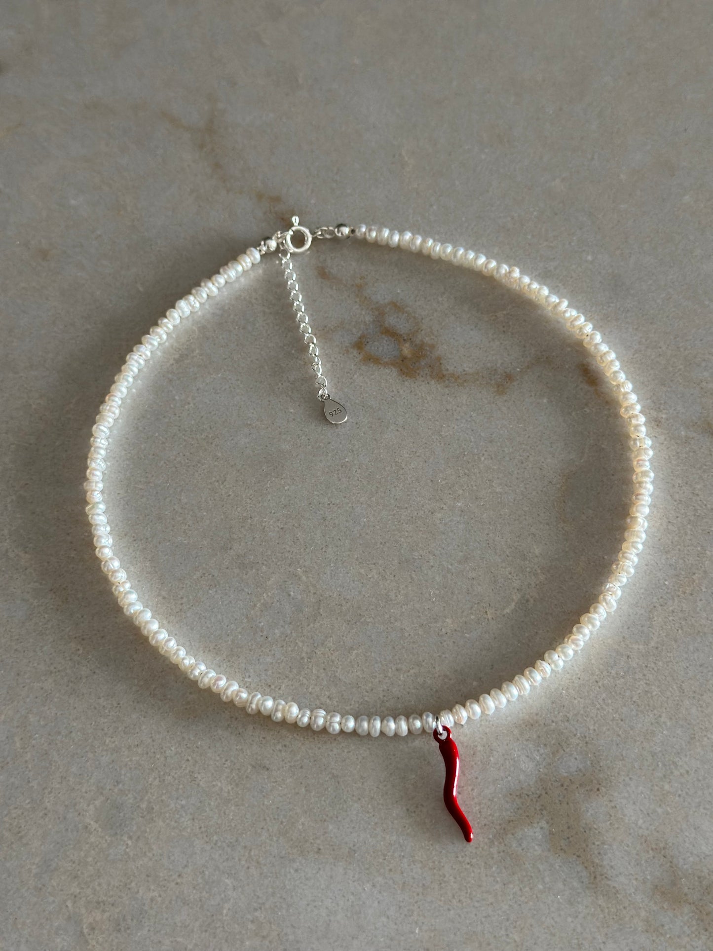 Baby Chilli Pearl Necklace