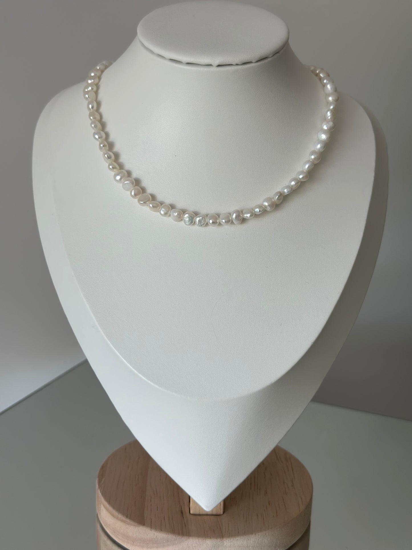 Perfectly Imperfect Pearl Necklace