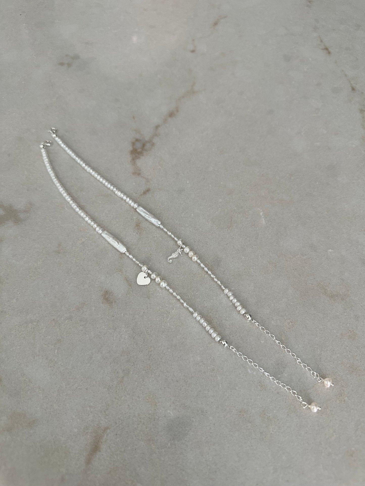 Bratara picior charm Inima
