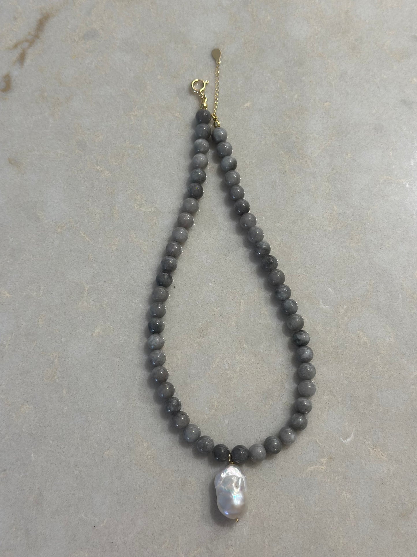 Fall Baroque Pearl Necklace