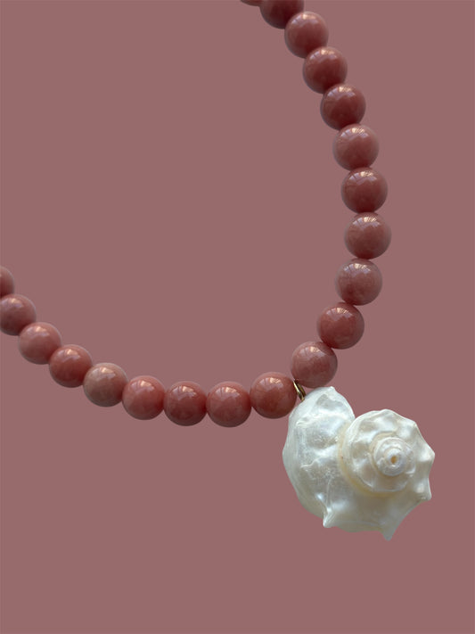 Salmon Shell Necklace
