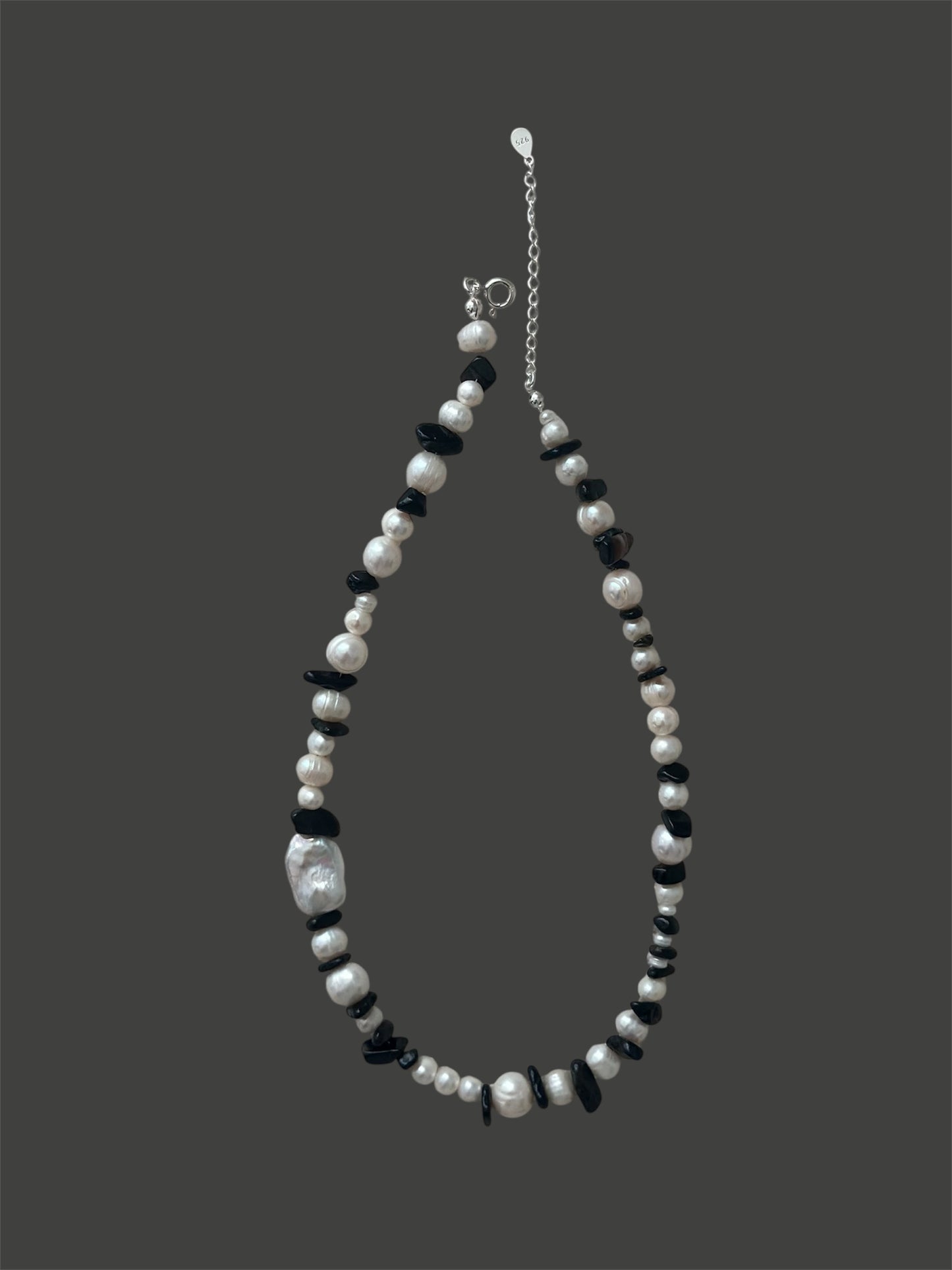 Onyx Pearl Necklace