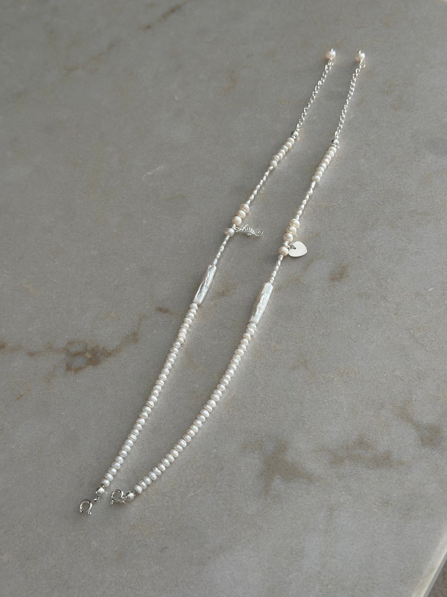 Bratara picior charm Inima