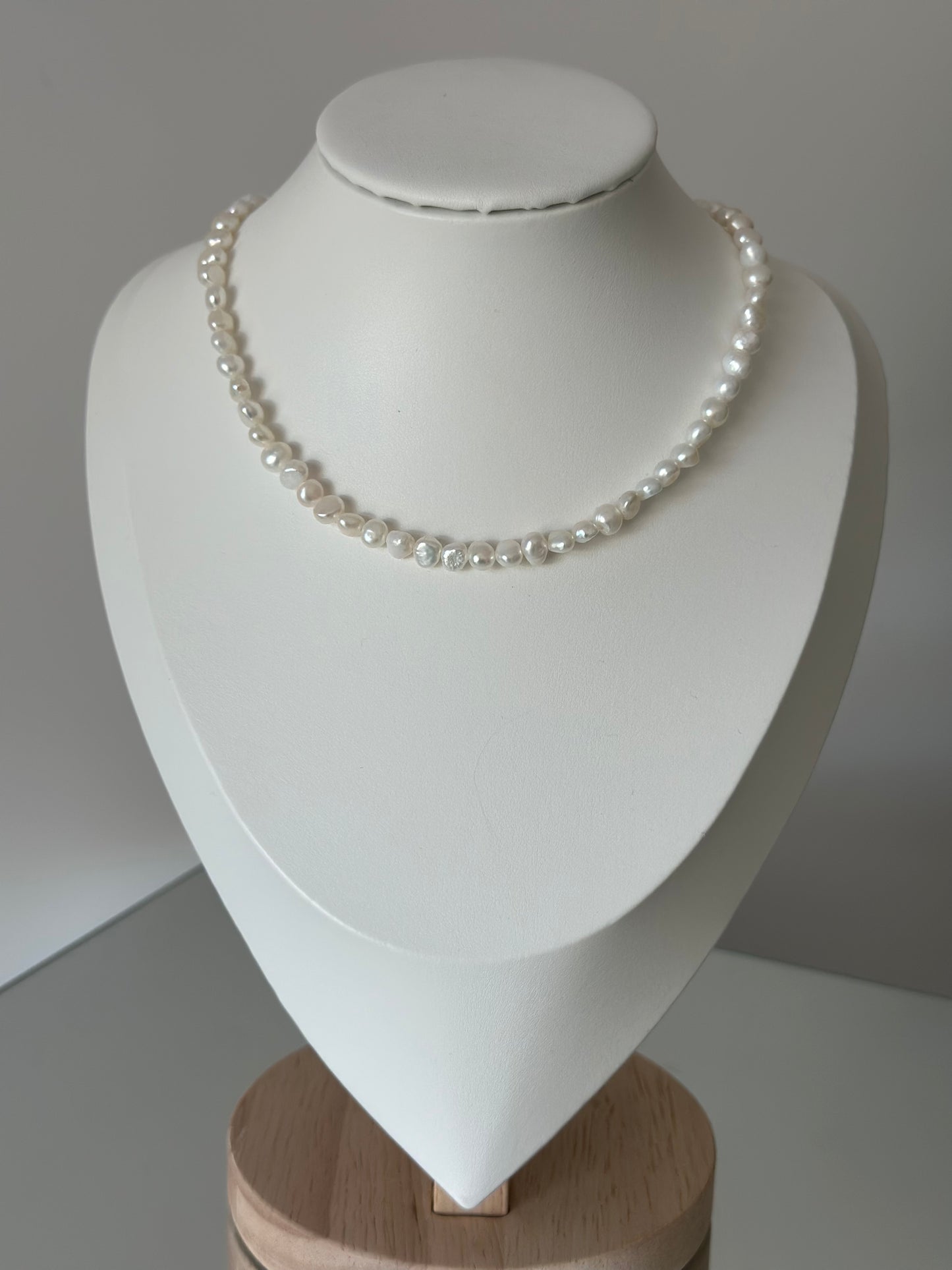 Perfectly Imperfect Pearl Necklace