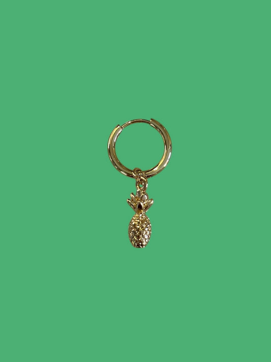 Pineapple Charm Earring