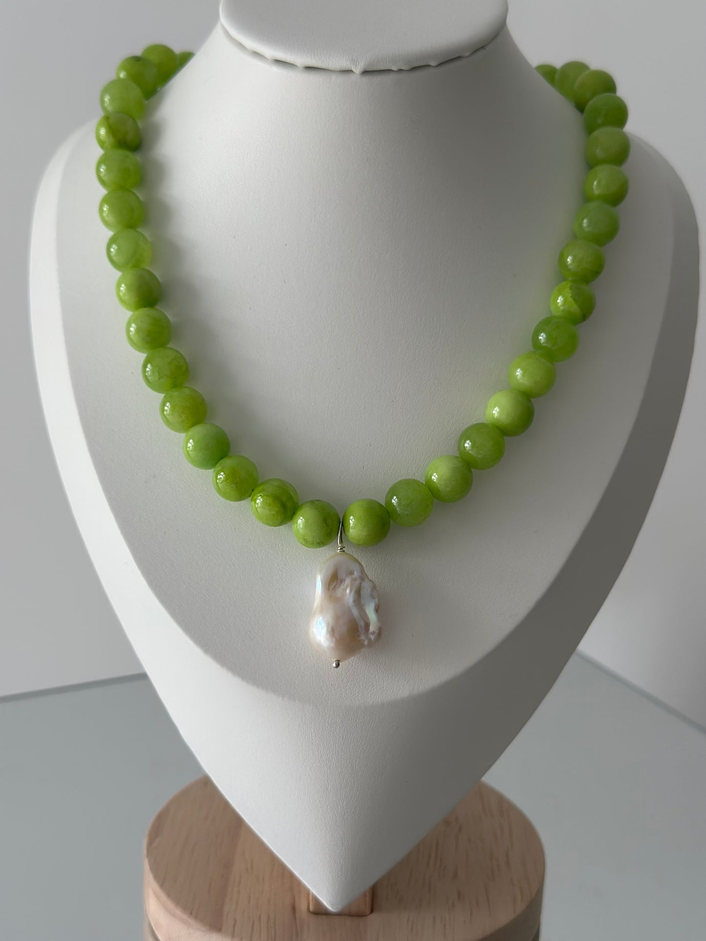 Vegan Baroque Pearl Necklace