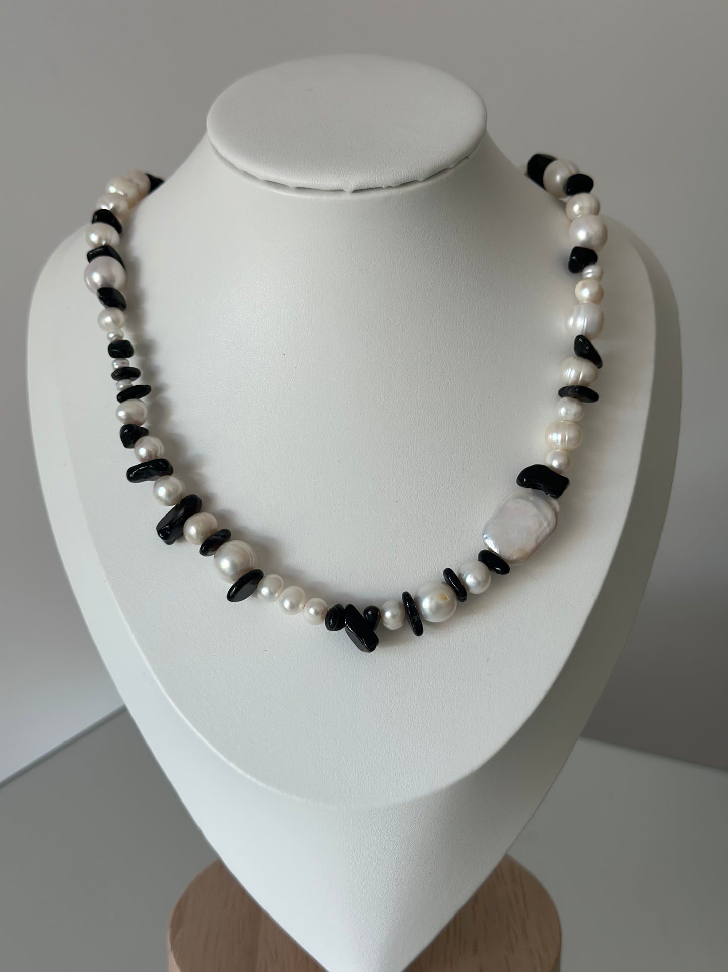 Onyx Pearl Necklace