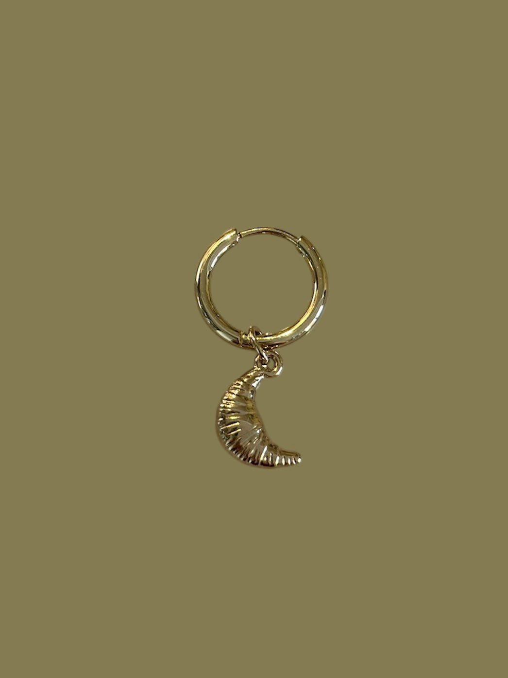 Croissant Charm Earring