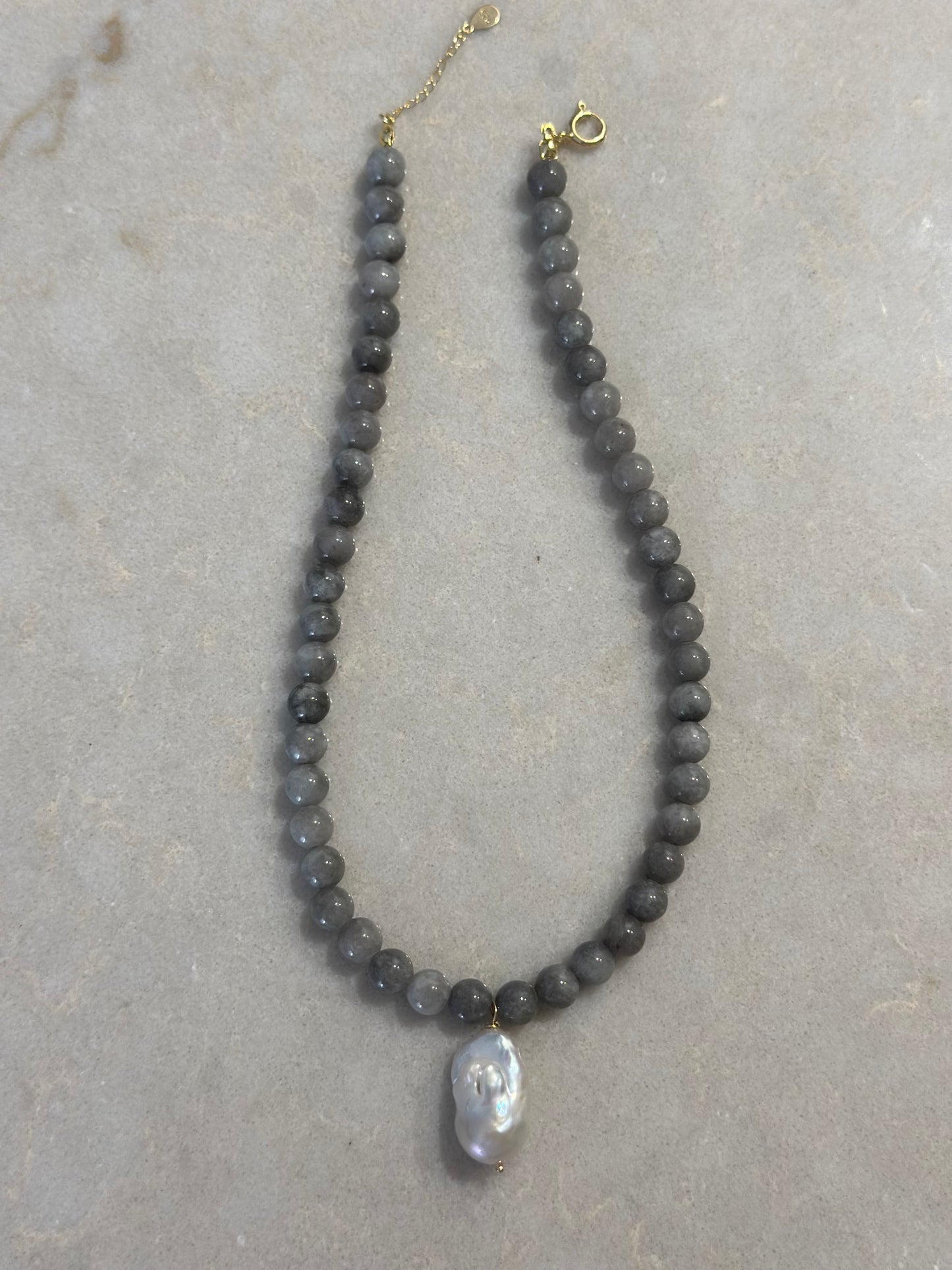 Fall Baroque Pearl Necklace