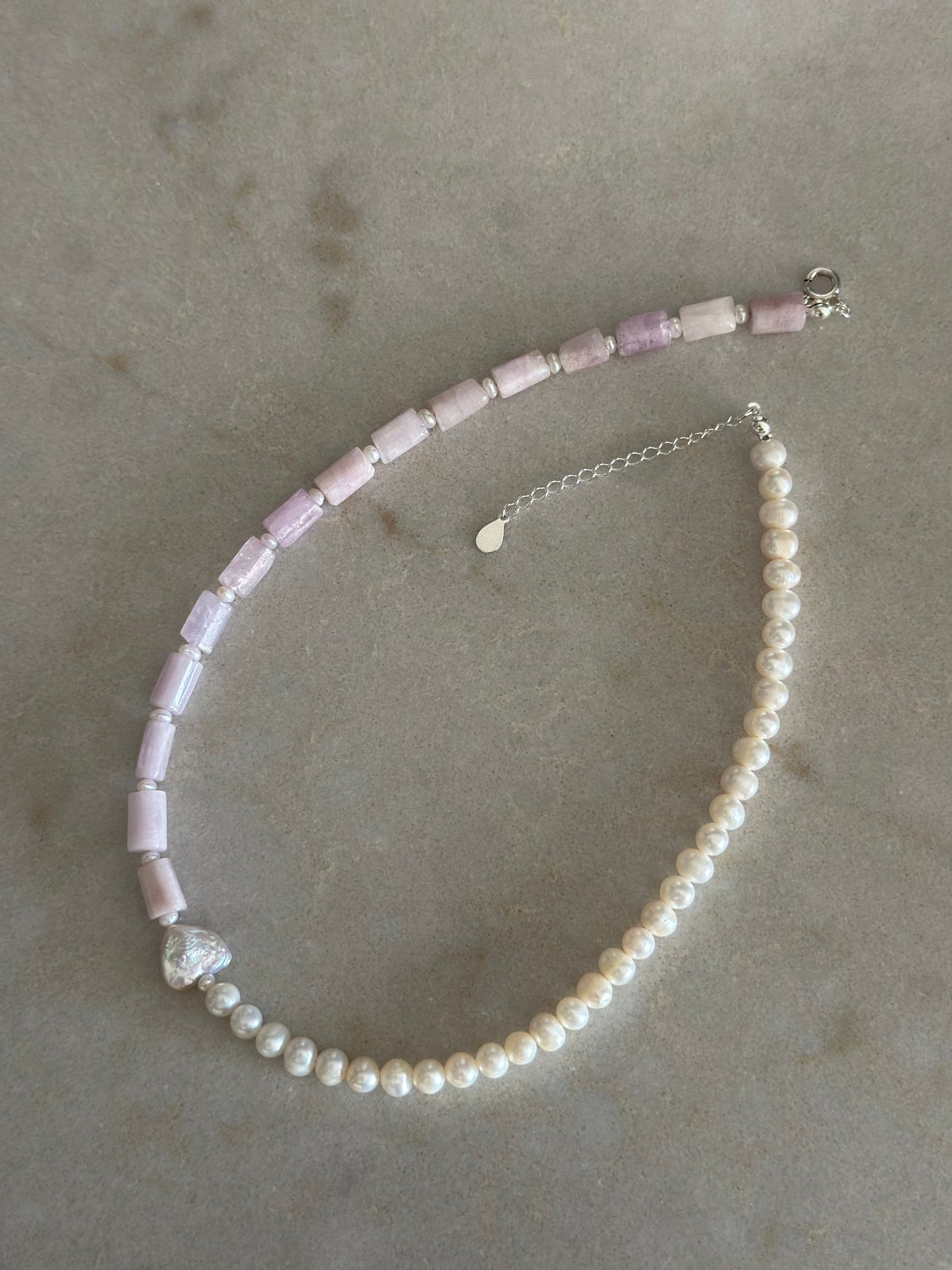 Pearl Meets Pink Necklace