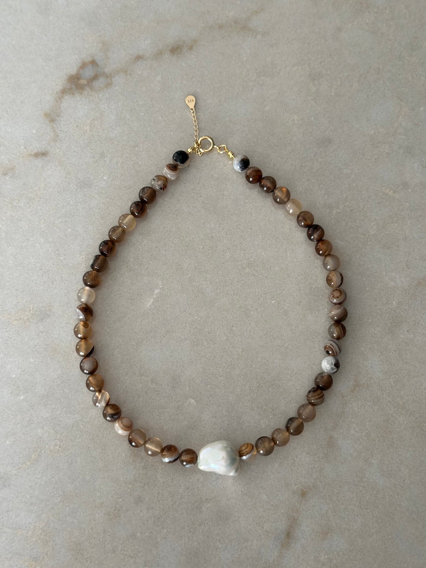 Cortado Baroque Pearl Necklace