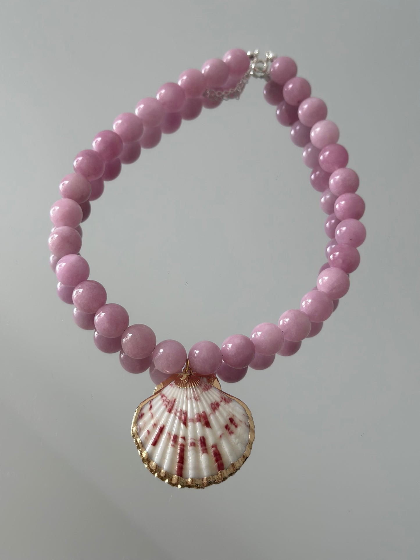Chunky Pink Shell Necklace