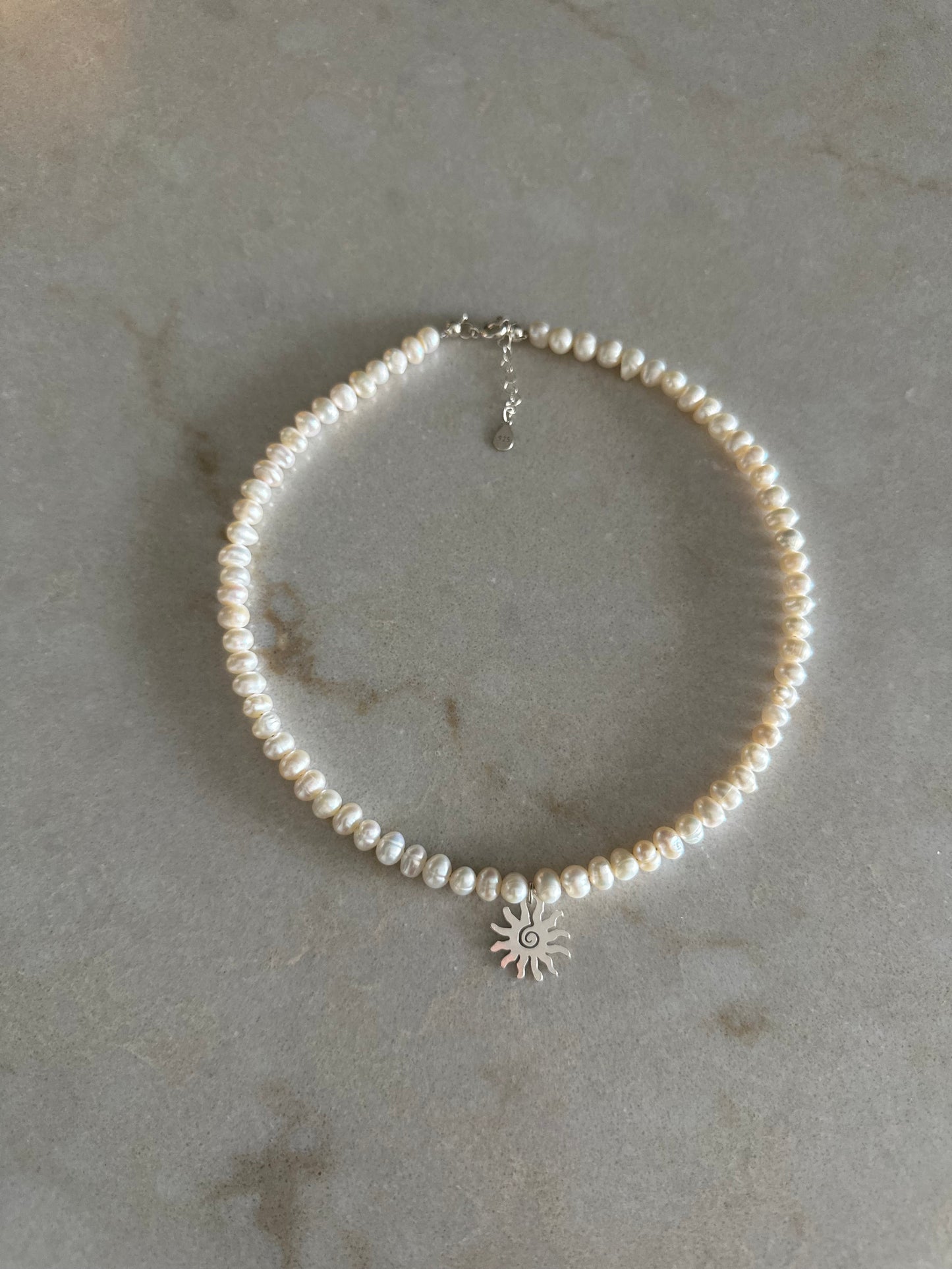 Sun Lover Necklace on Silver