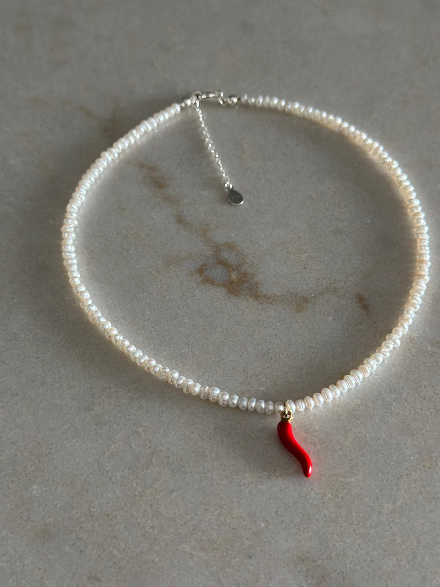 Baby Chilli Pearl Necklace