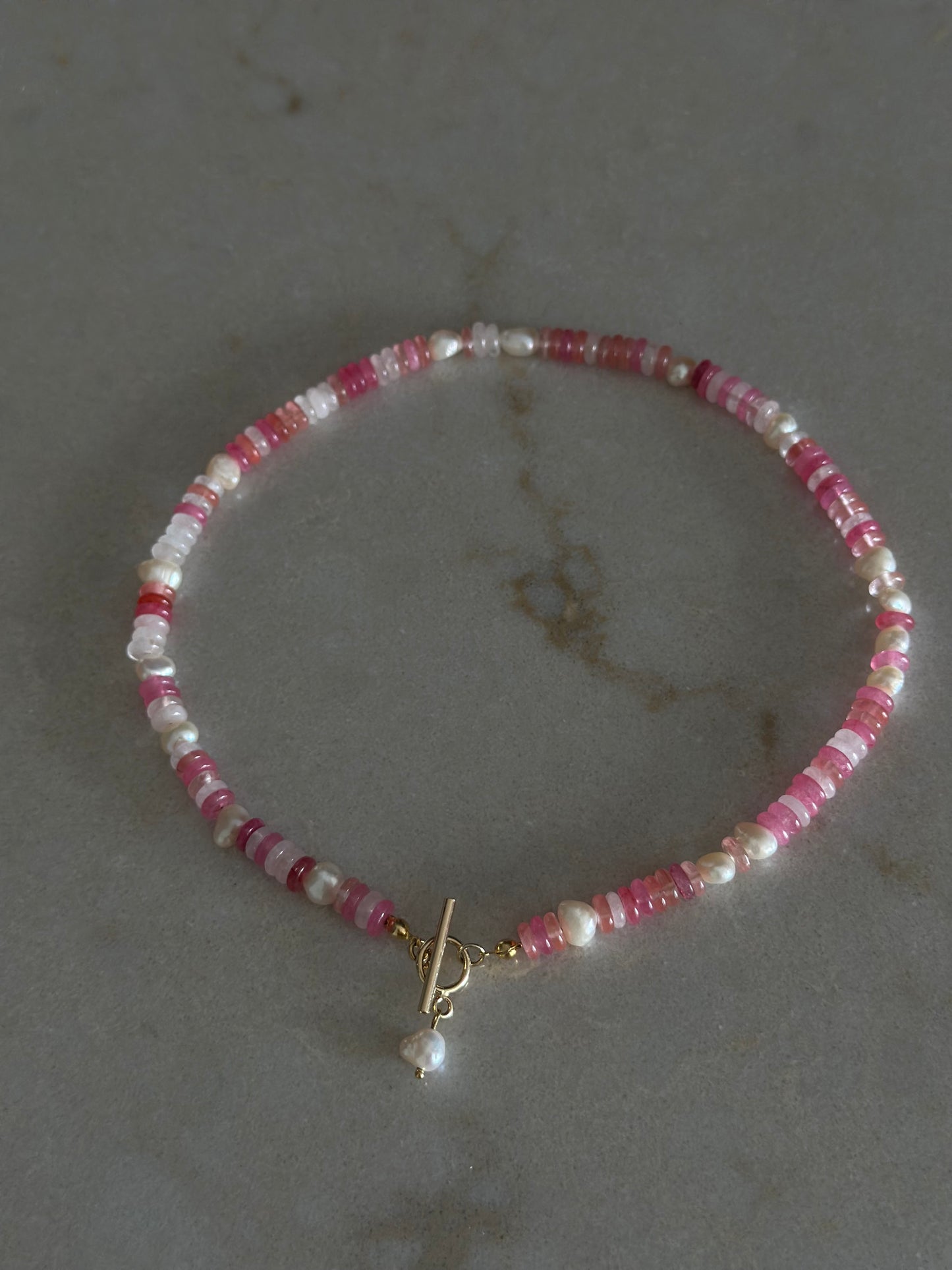Pinkish Pearl Necklace