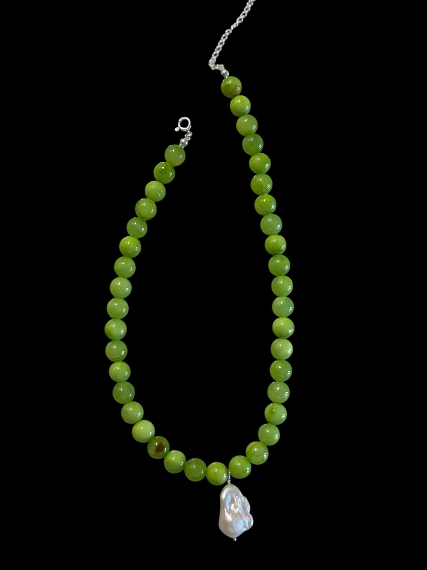 Vegan Baroque Pearl Necklace