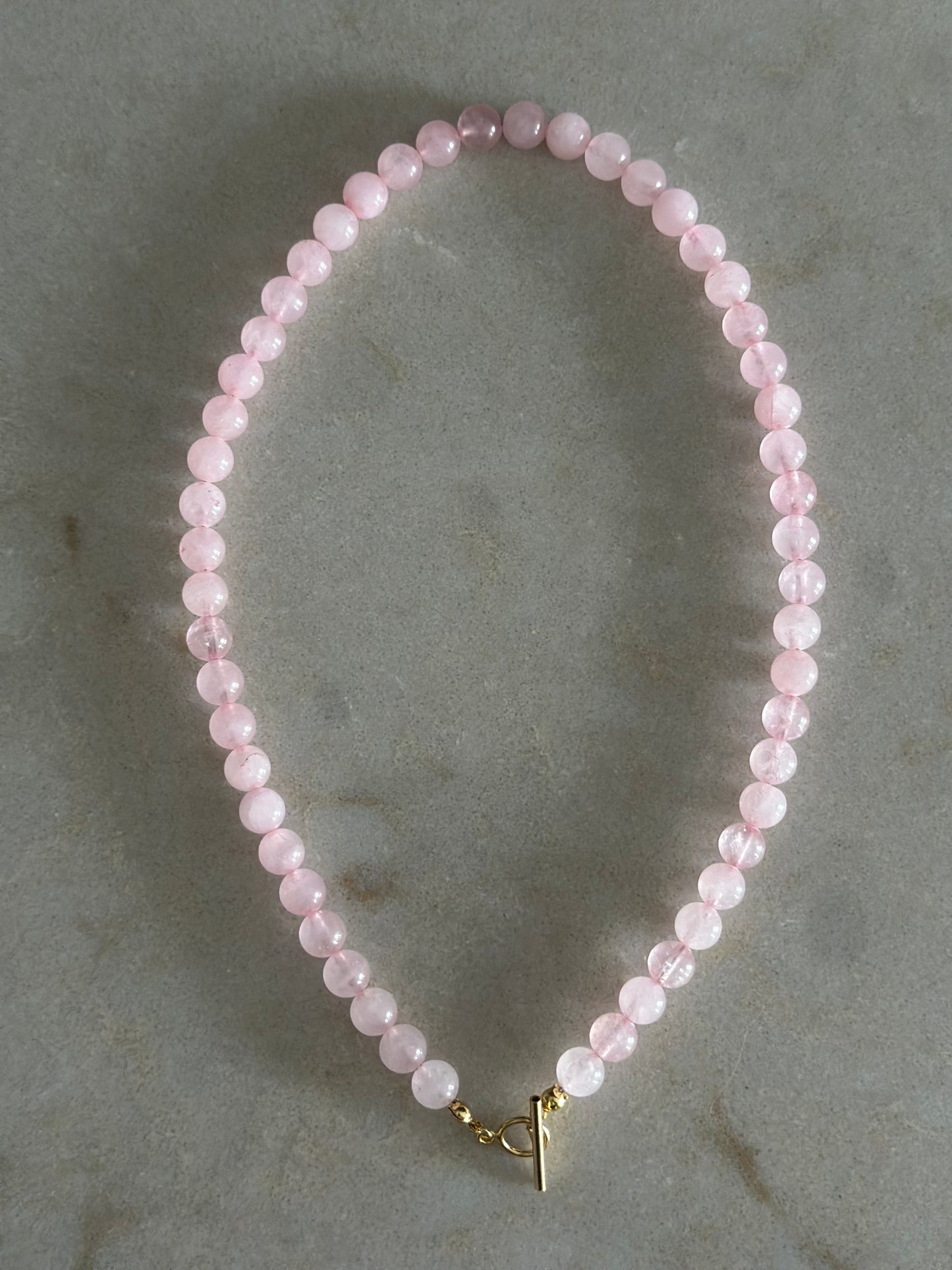 Pink Quartz Necklace