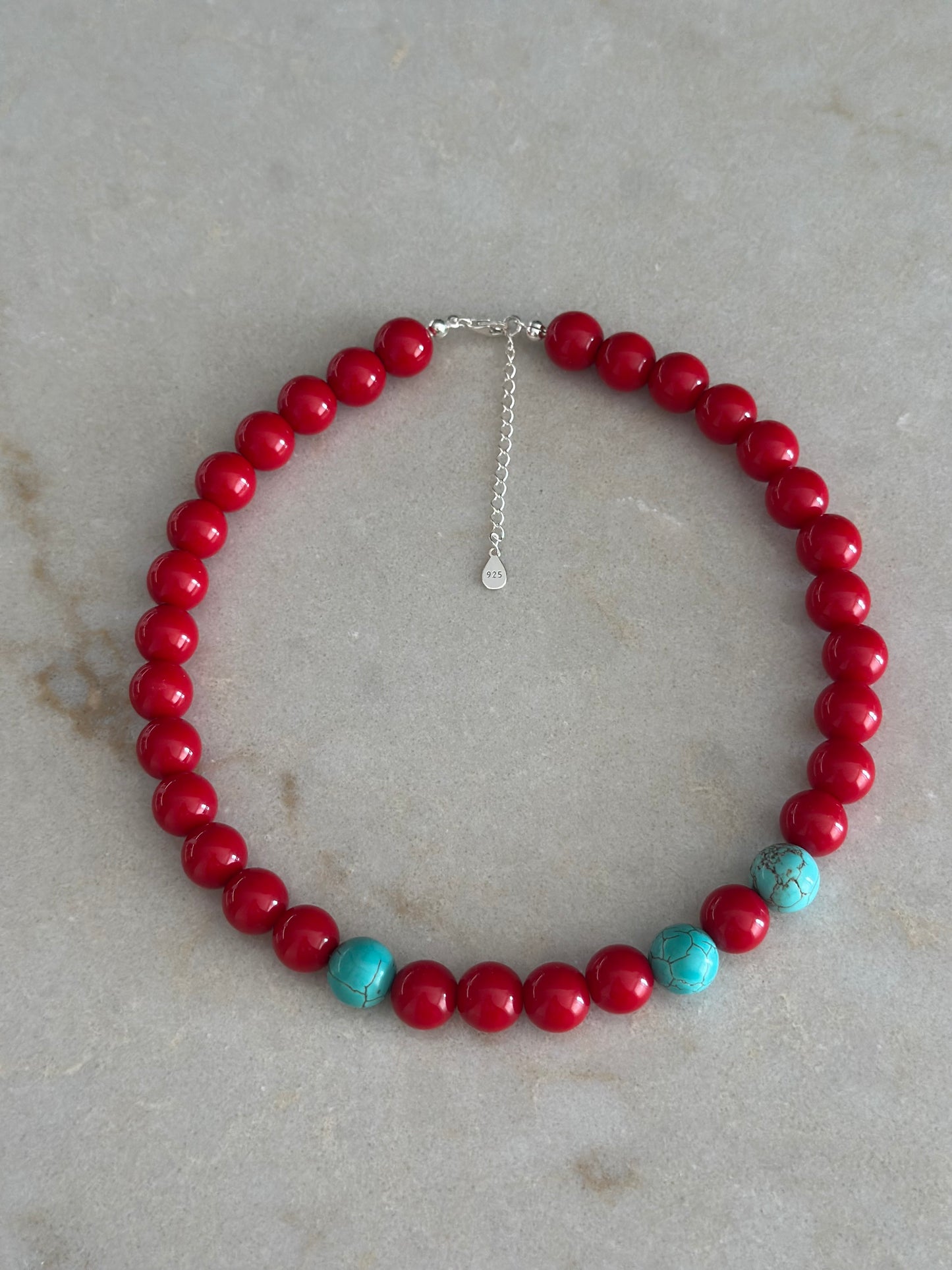 Chunky Red Necklace