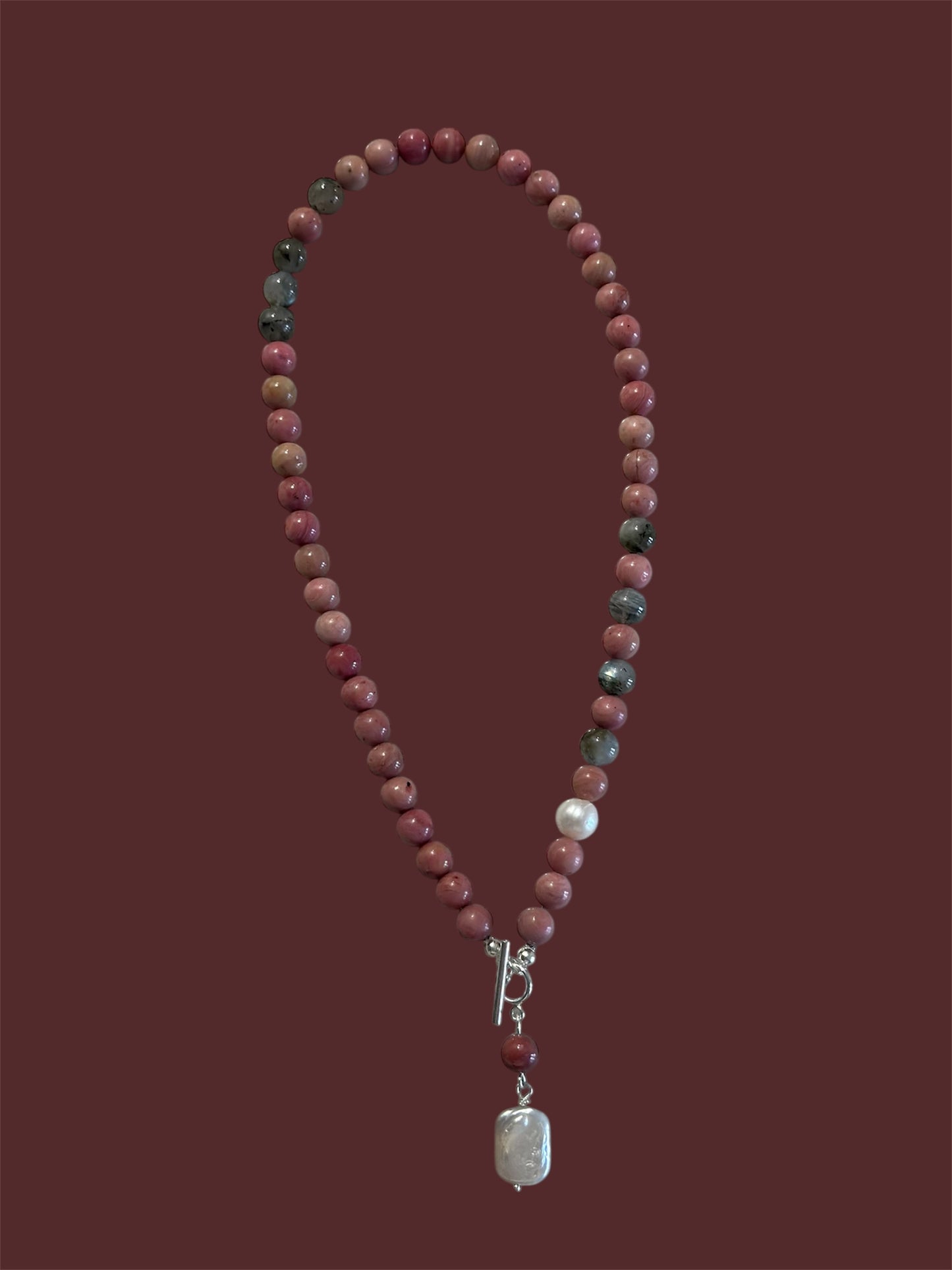 Pink Sand Pearl Necklace