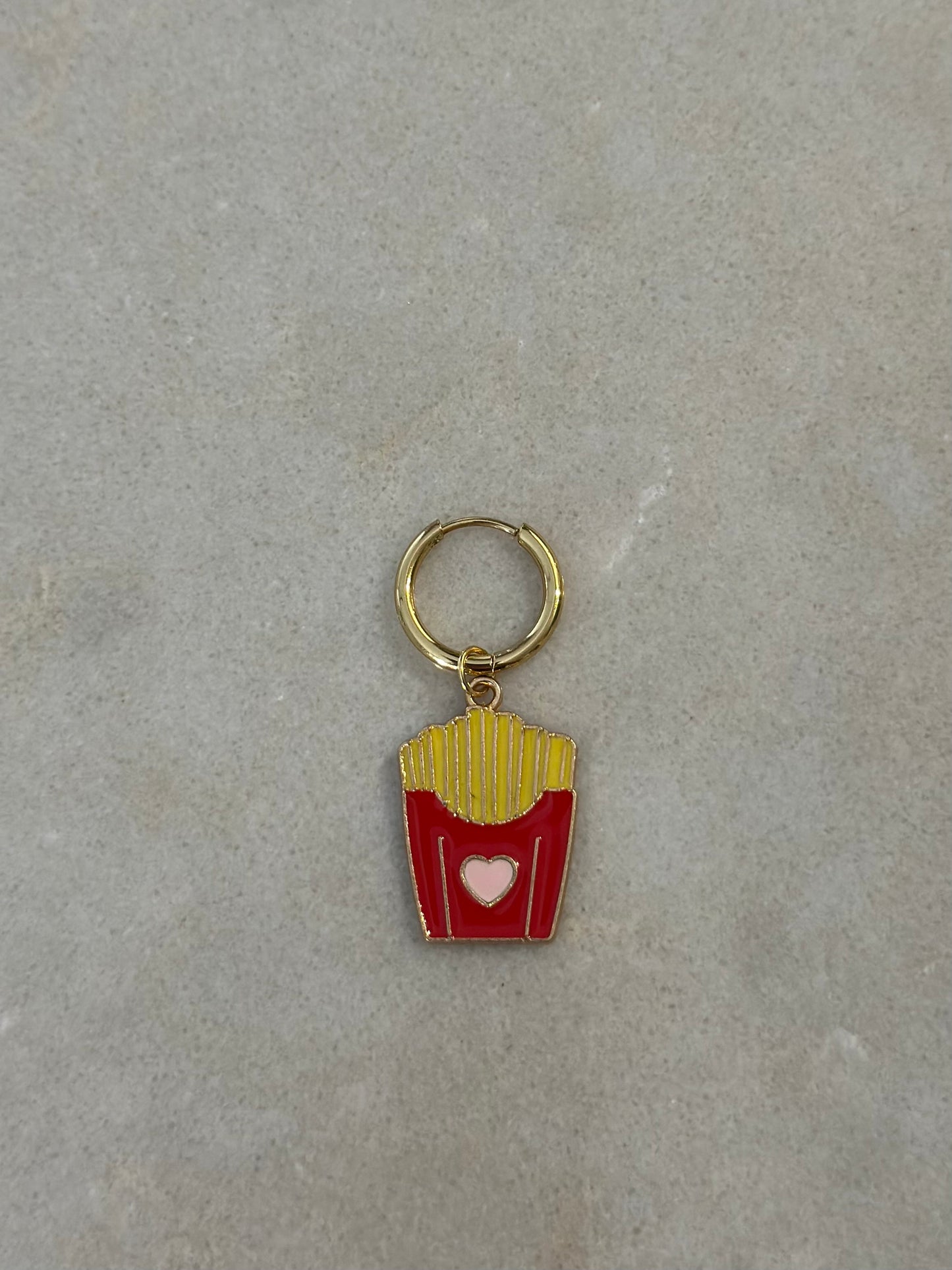 FrenchFries Charm Earring