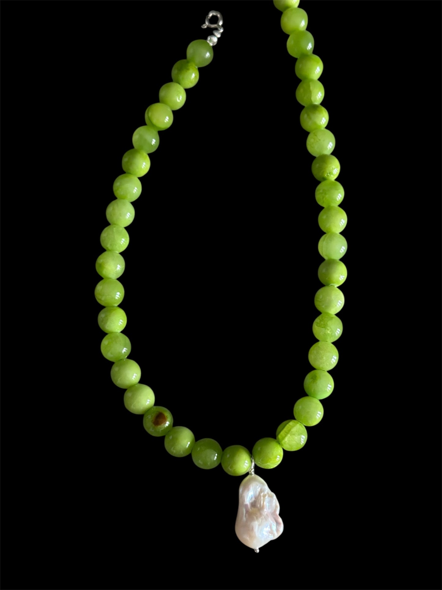 Vegan Baroque Pearl Necklace