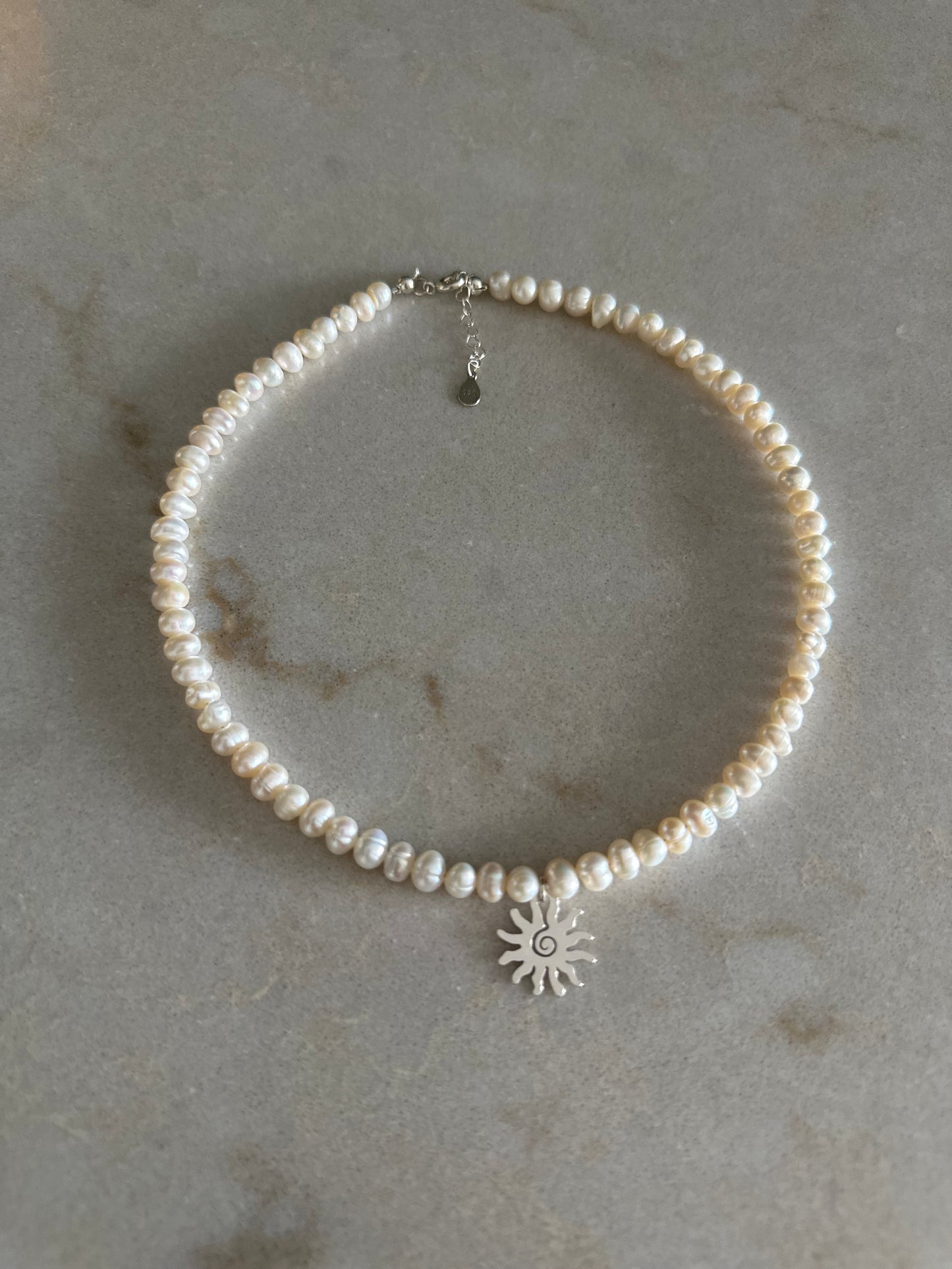 Sun Lover Necklace on Silver