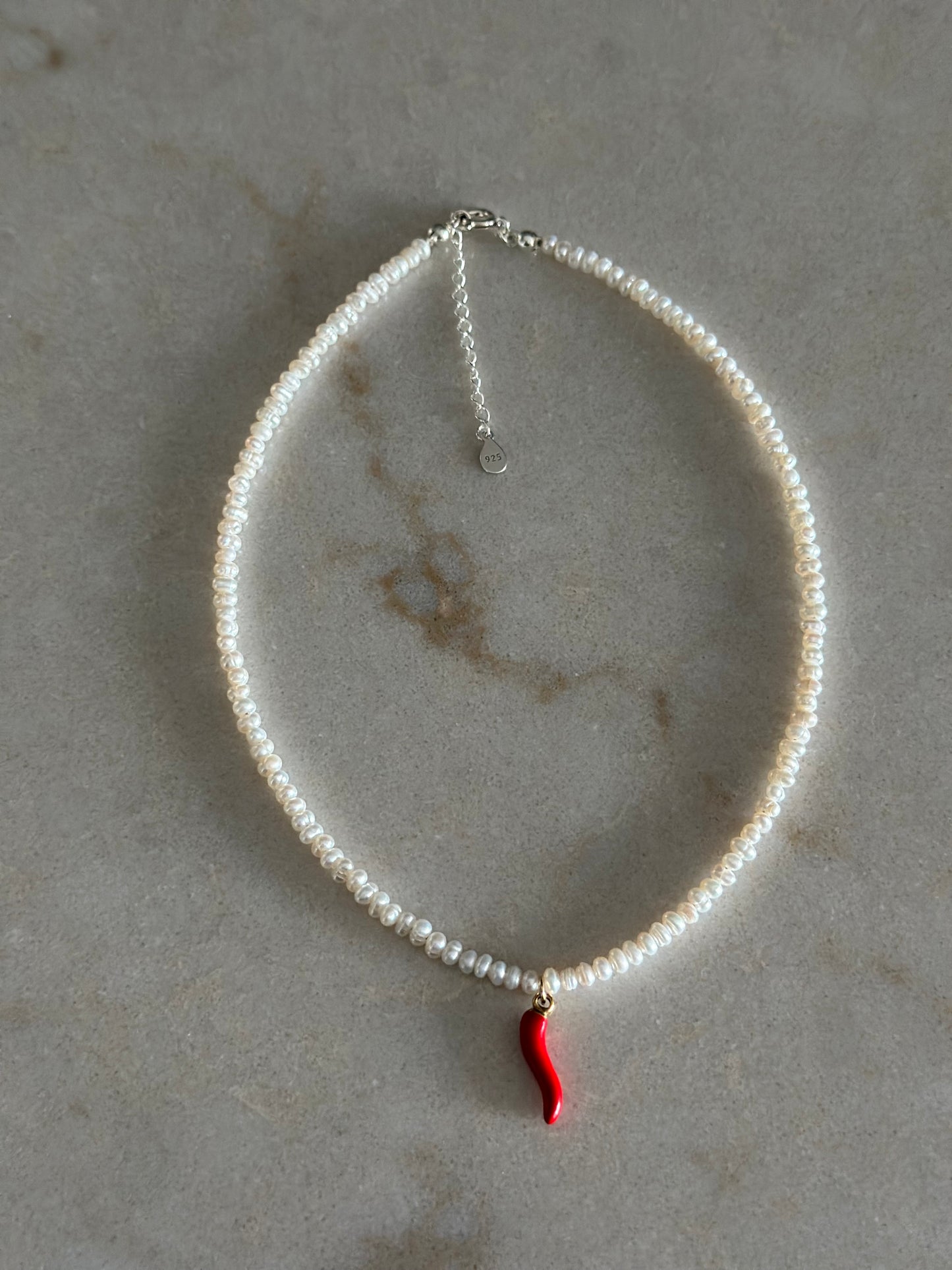 Baby Chilli Pearl Necklace