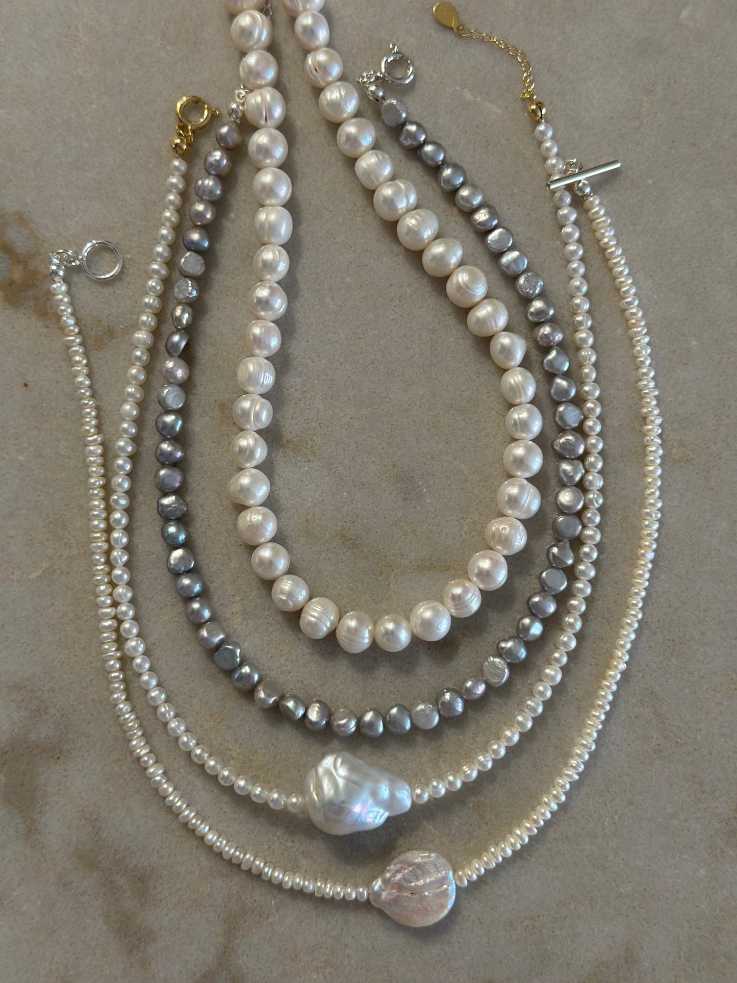 Perfectly Imperfect Pearl Necklace
