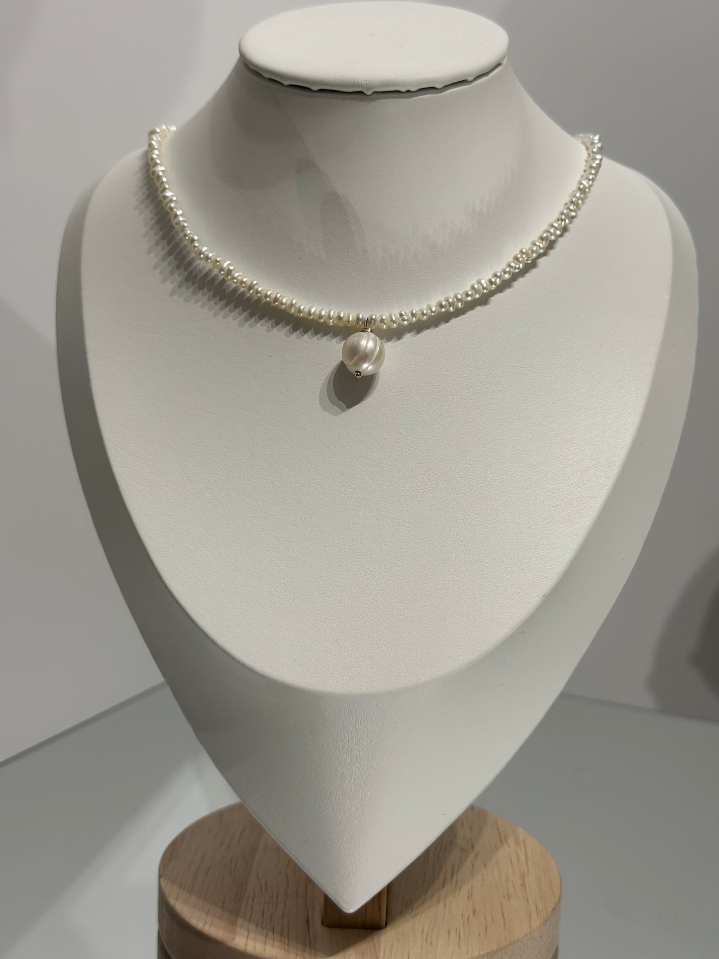 Soft Pearl Set / Set colier si cercei perle de cultura