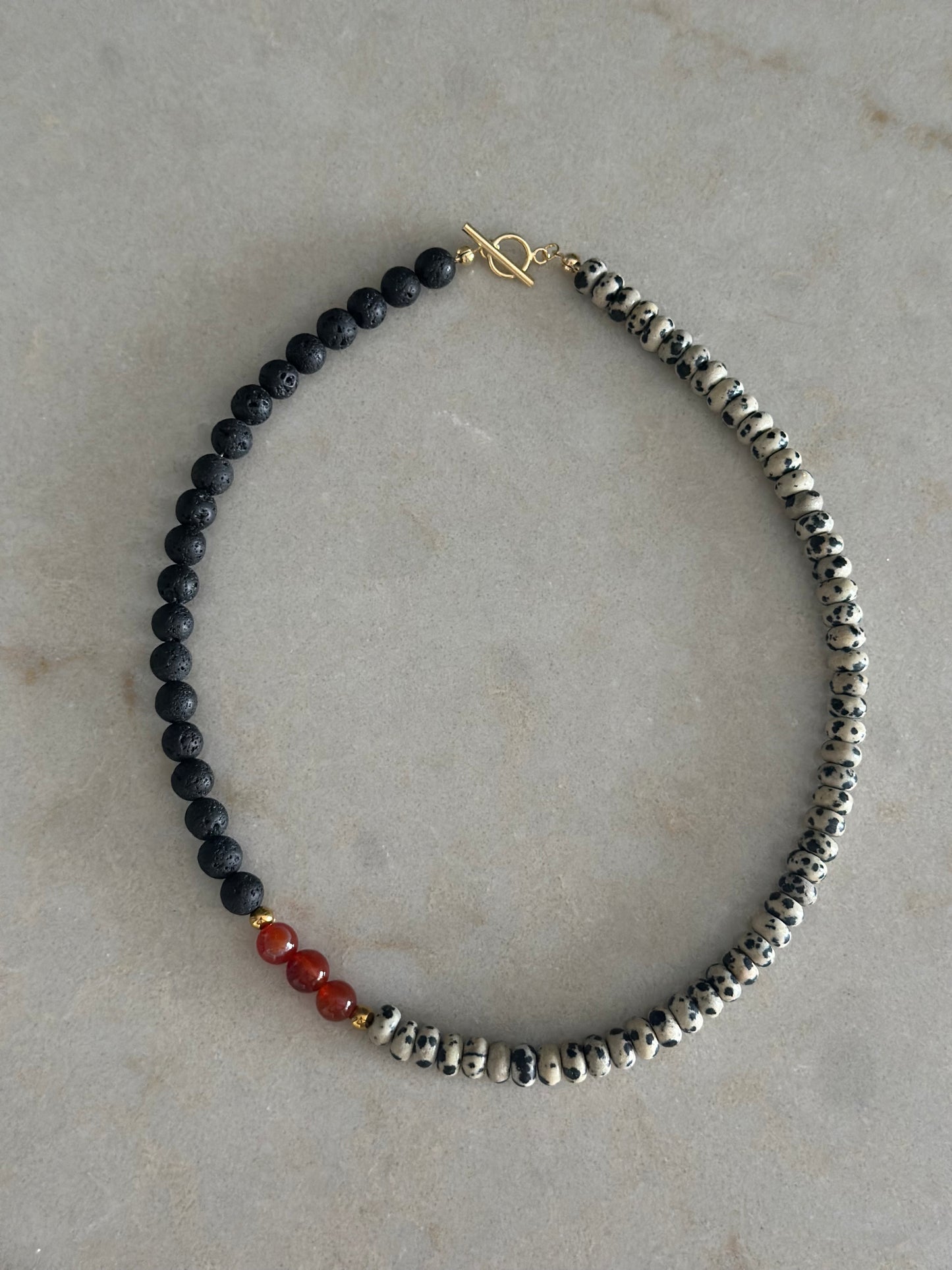 Dalmatian Rock Necklace