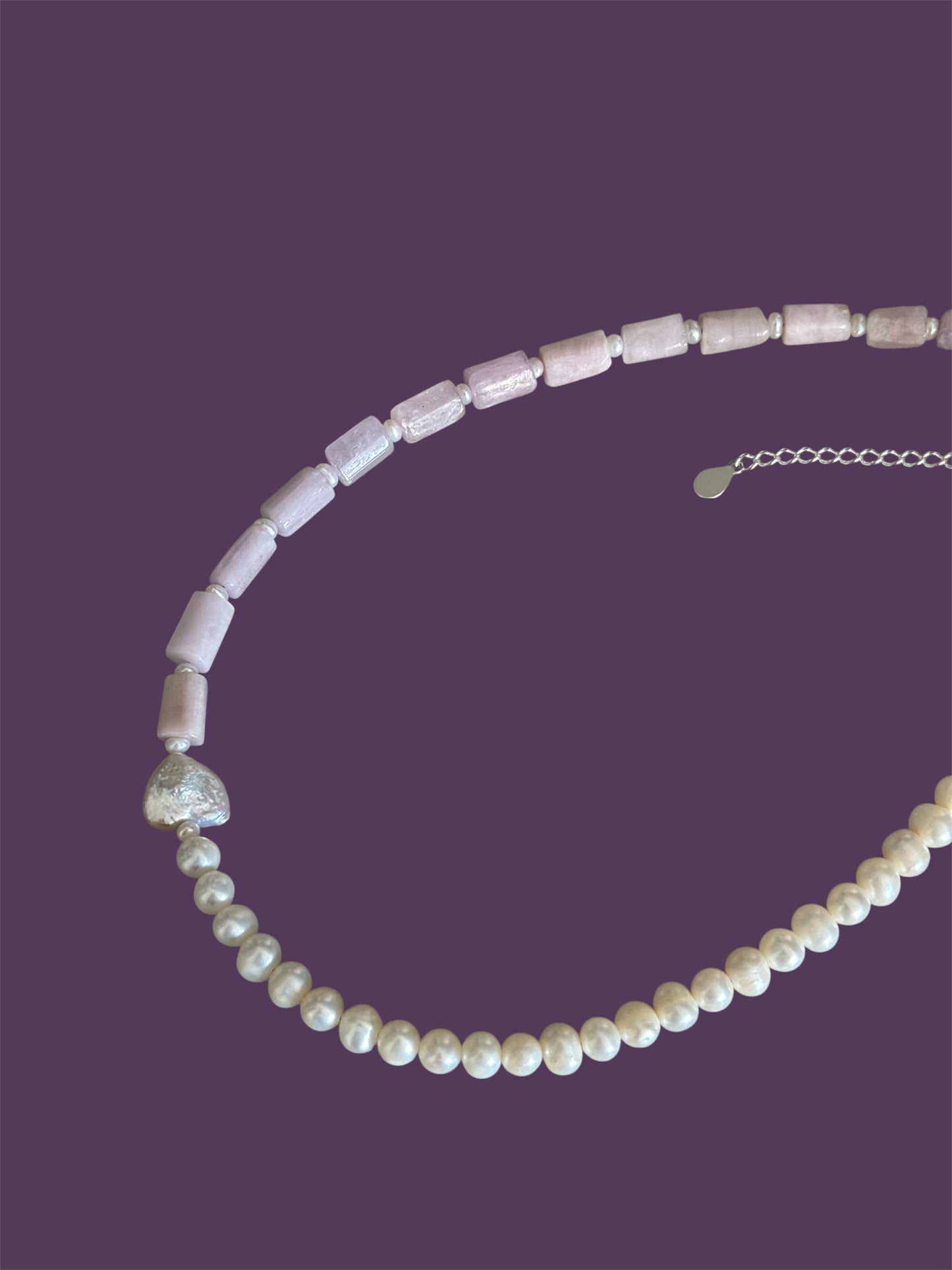 Pearl Meets Pink Necklace