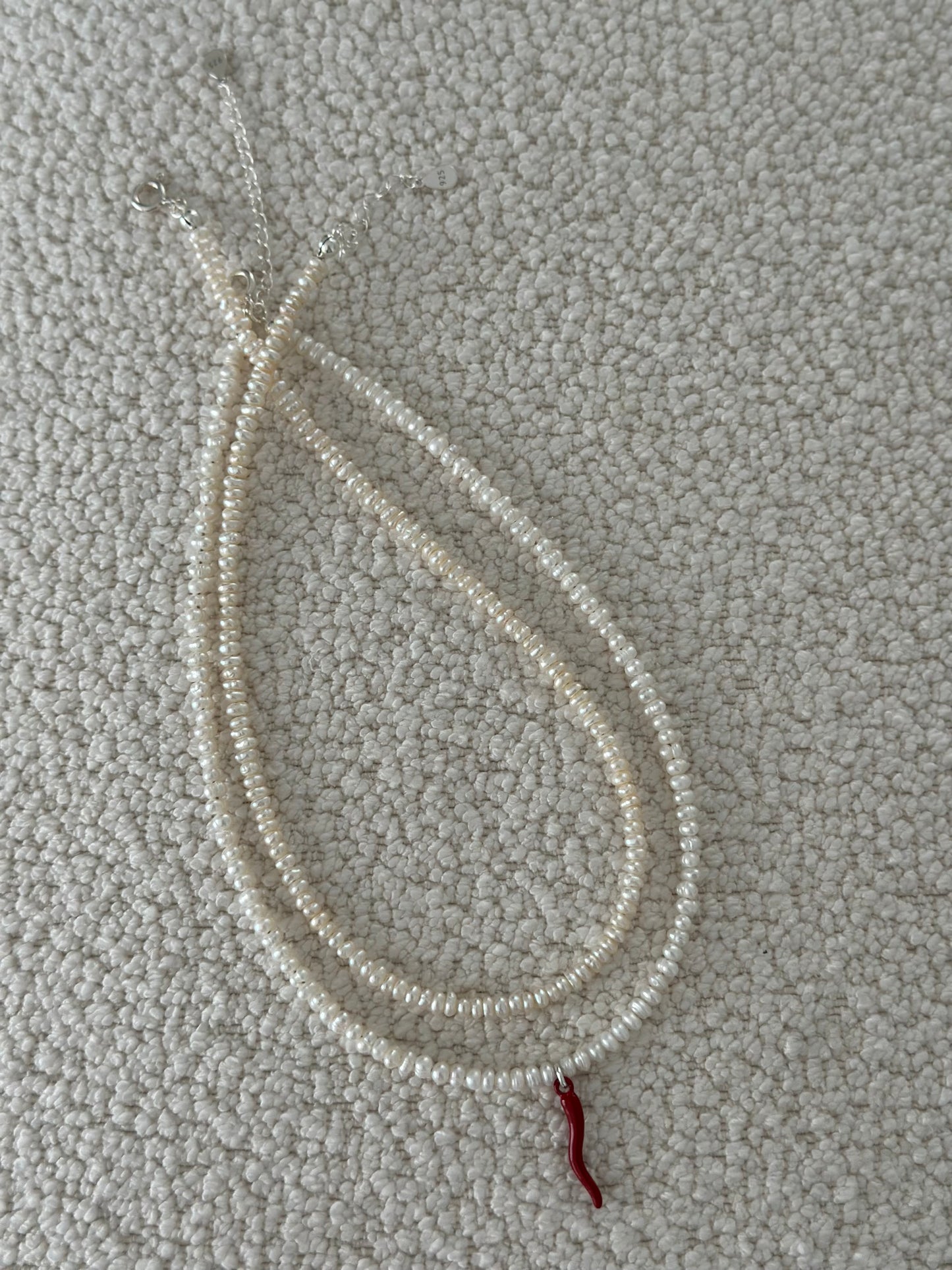 Baby Chilli Pearl Necklace