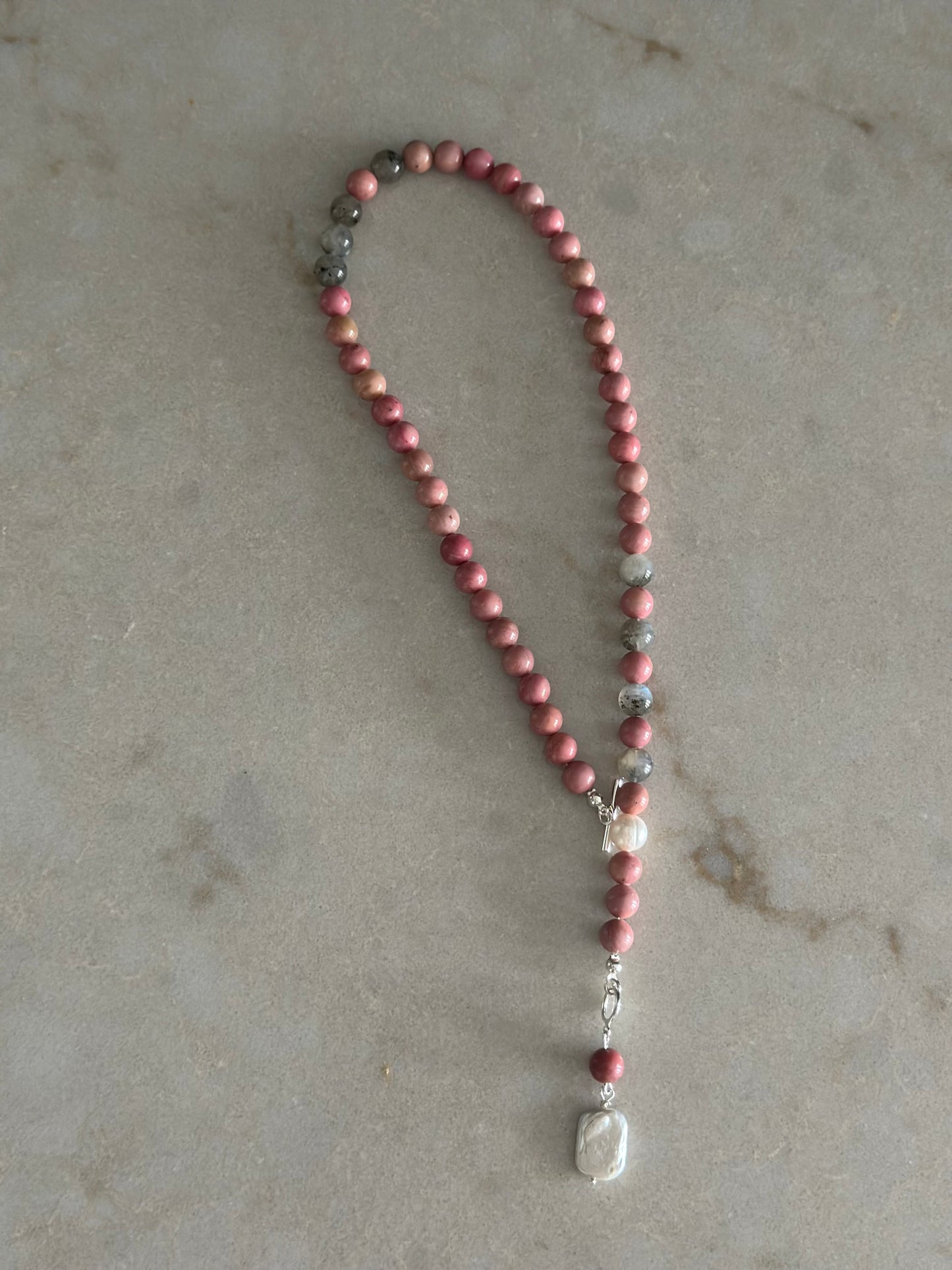 Pink Sand Pearl Necklace