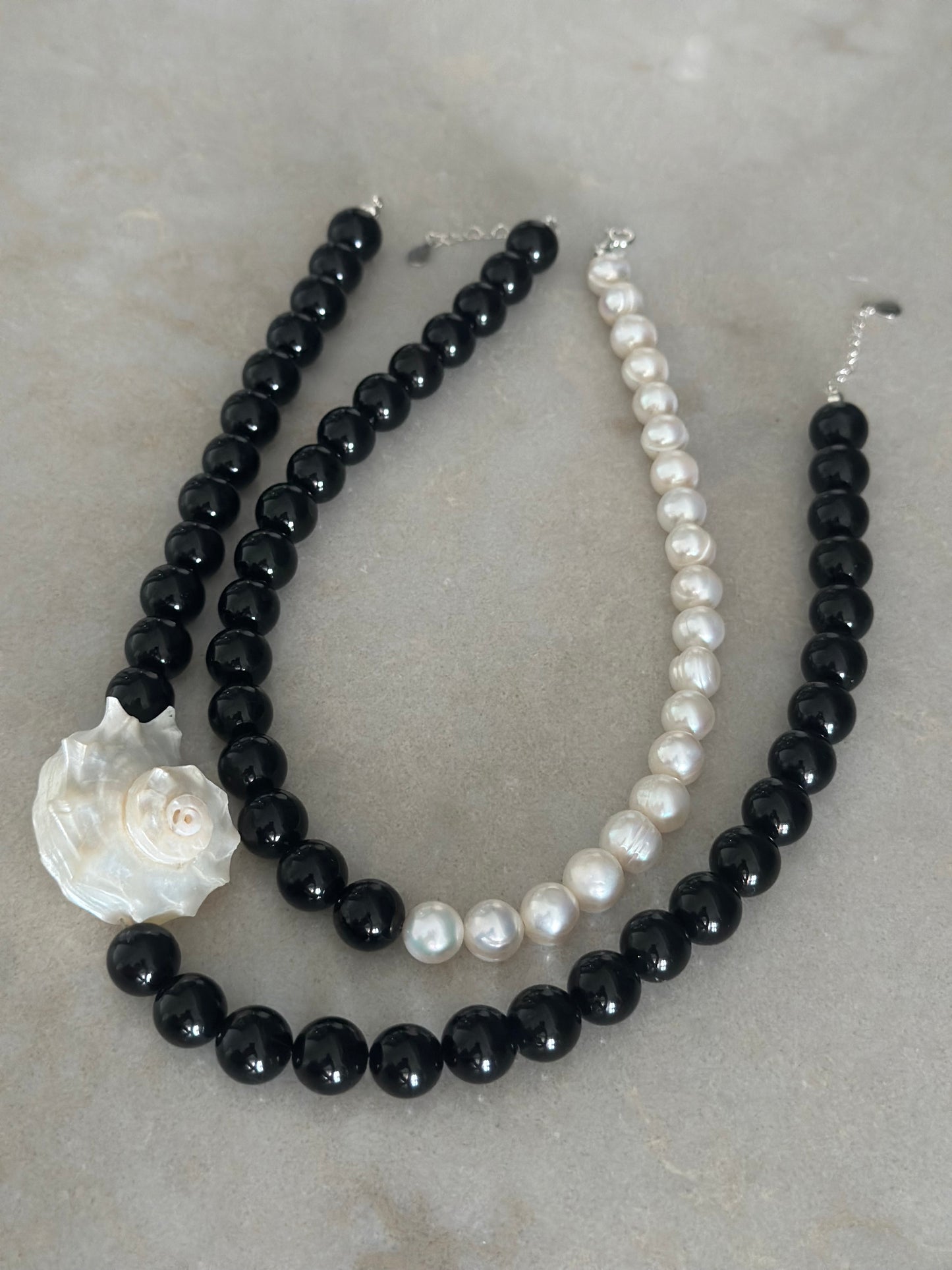 Salt and Pepper Necklace