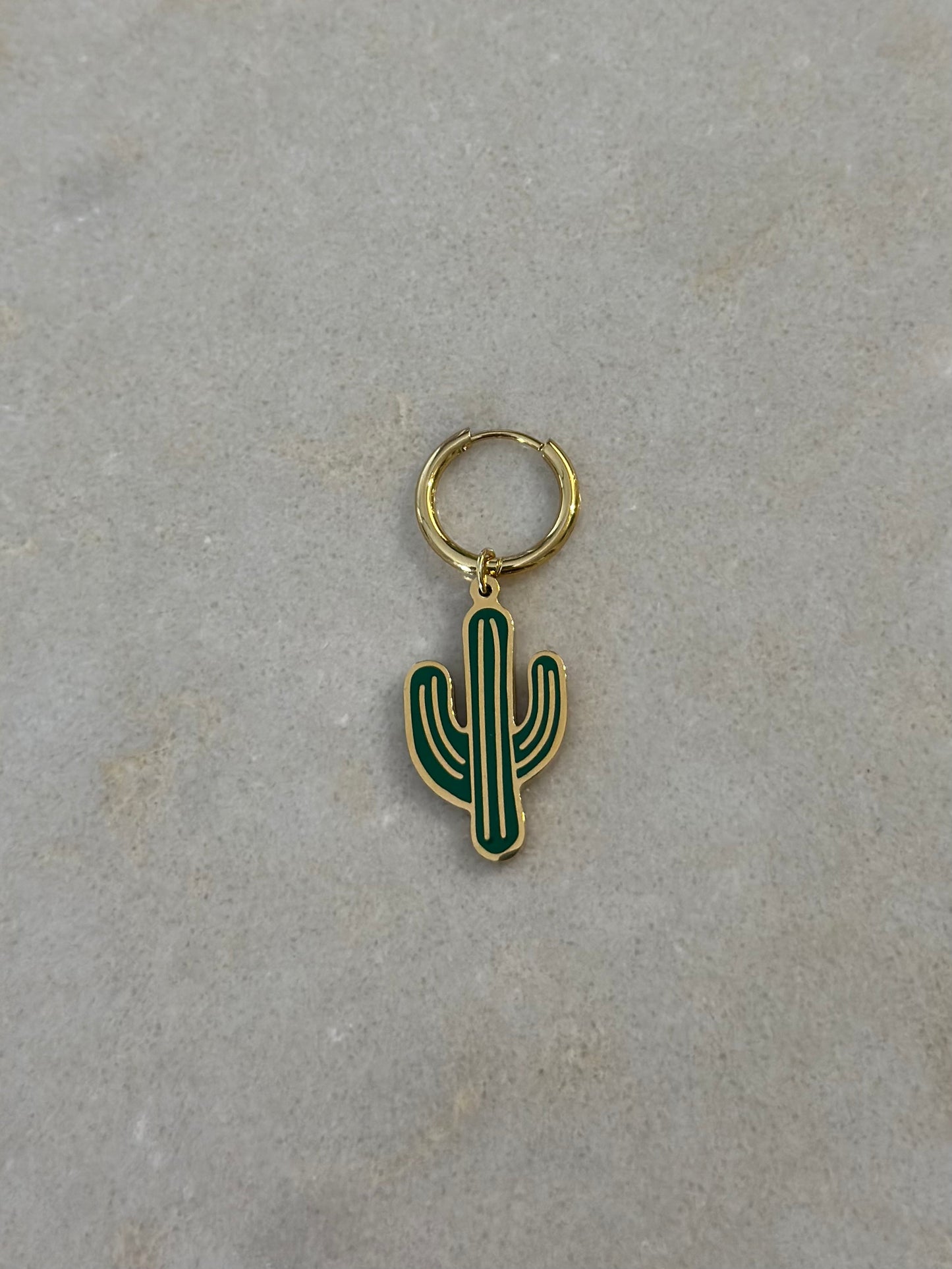 Cactus Charm Earring
