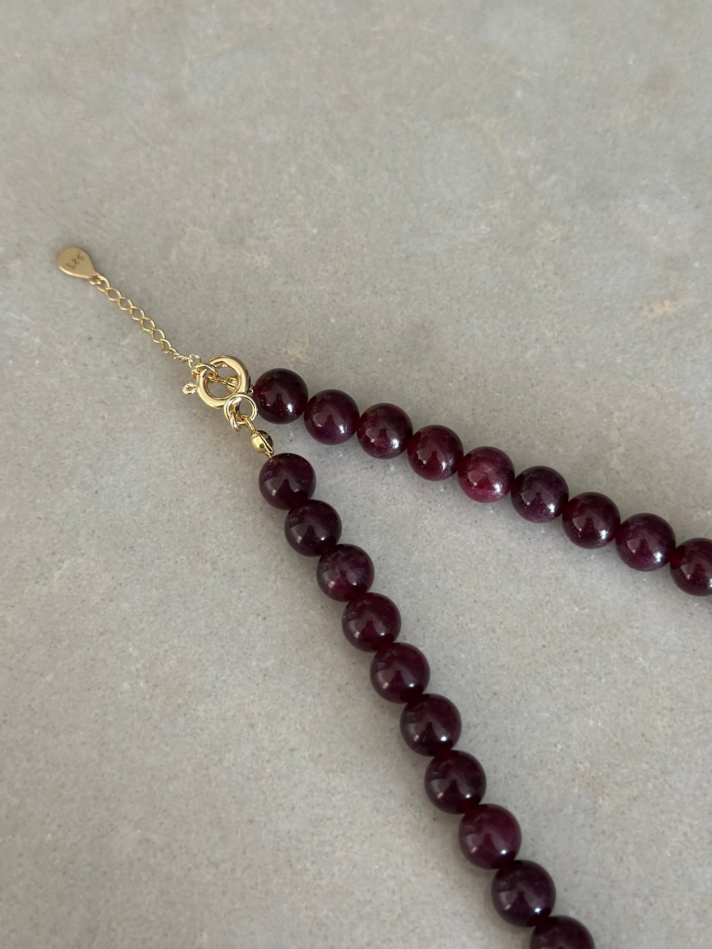Sour Cherry Baroque Pearl Necklace
