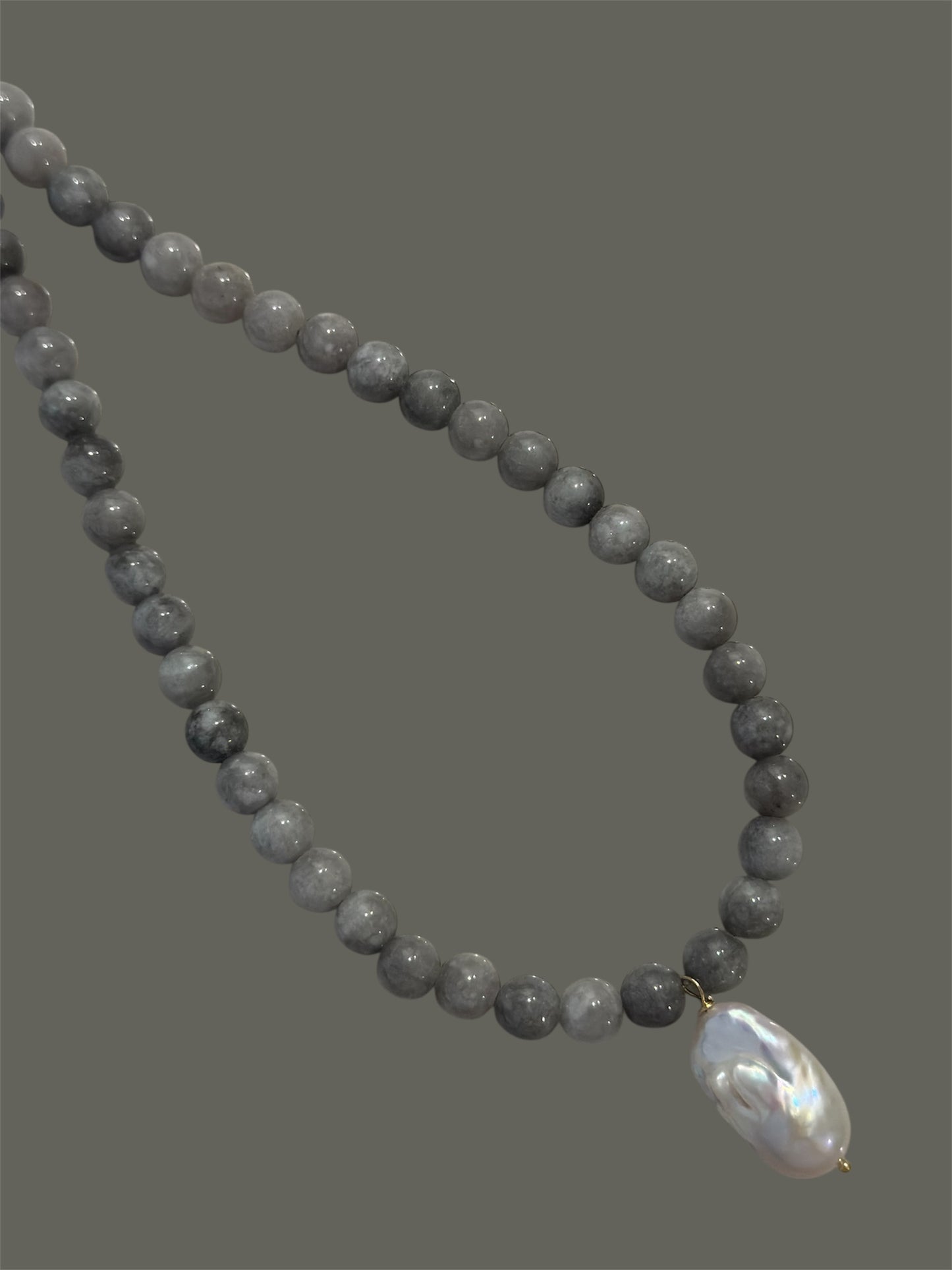 Fall Baroque Pearl Necklace