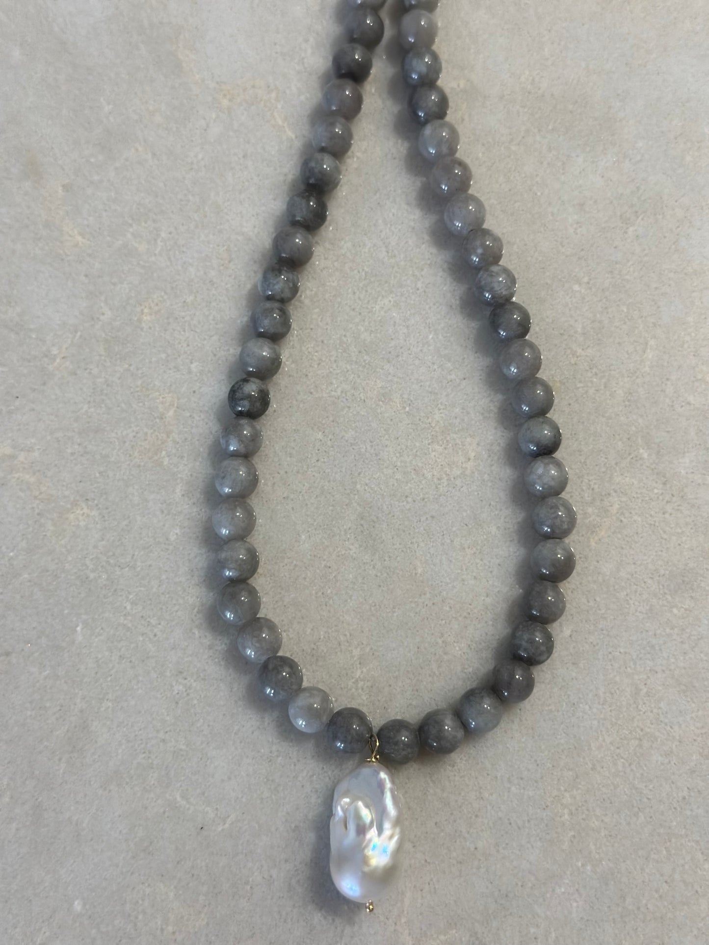 Fall Baroque Pearl Necklace