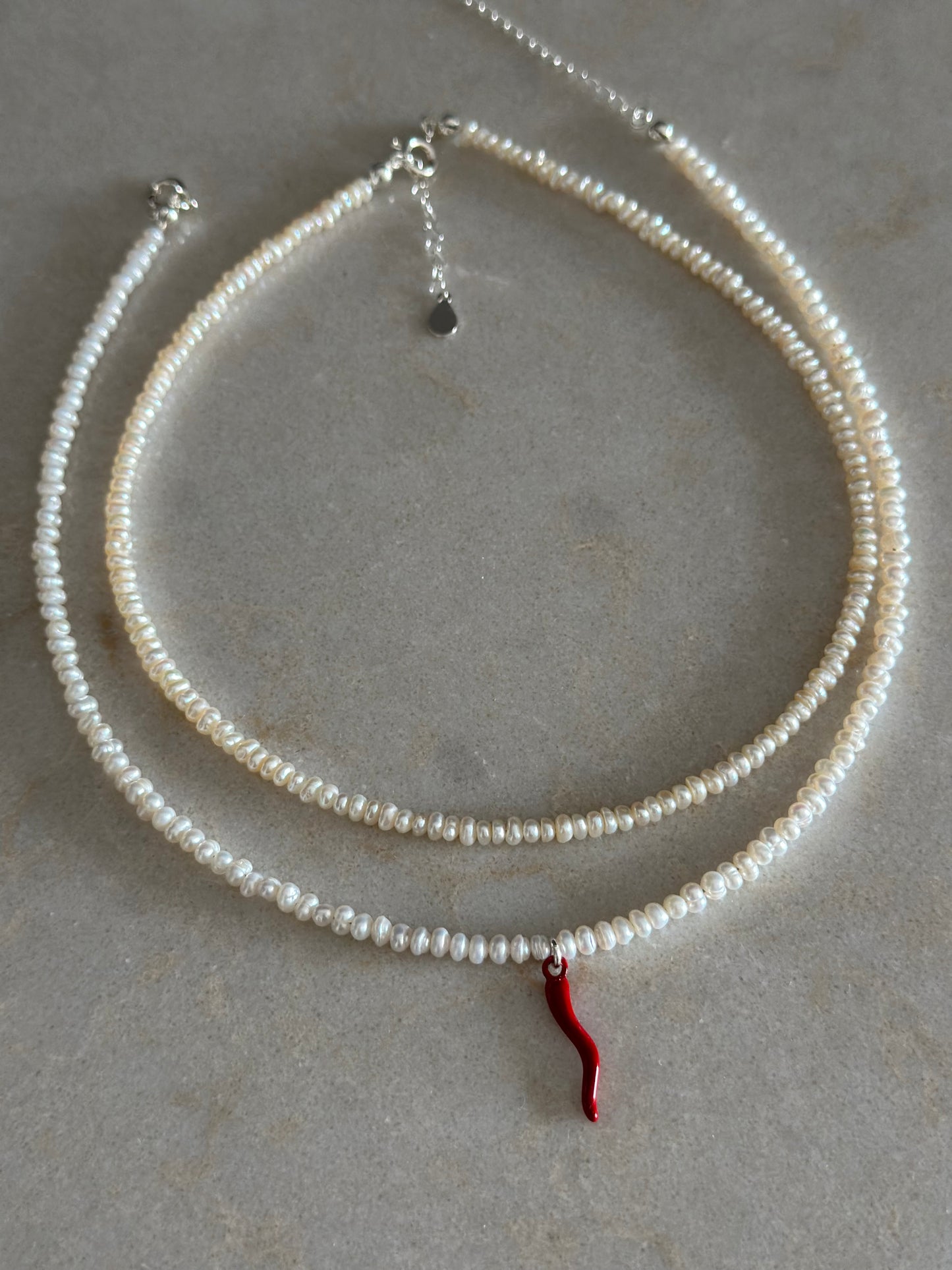 Baby Chilli Pearl Necklace