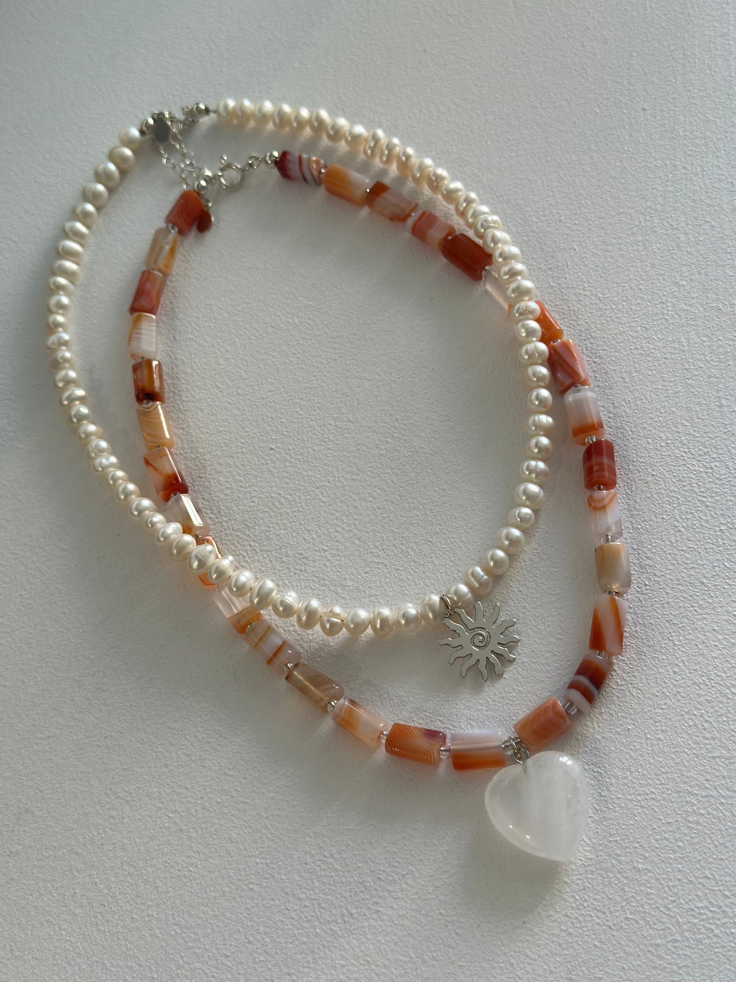 Sun Lover Necklace on Silver