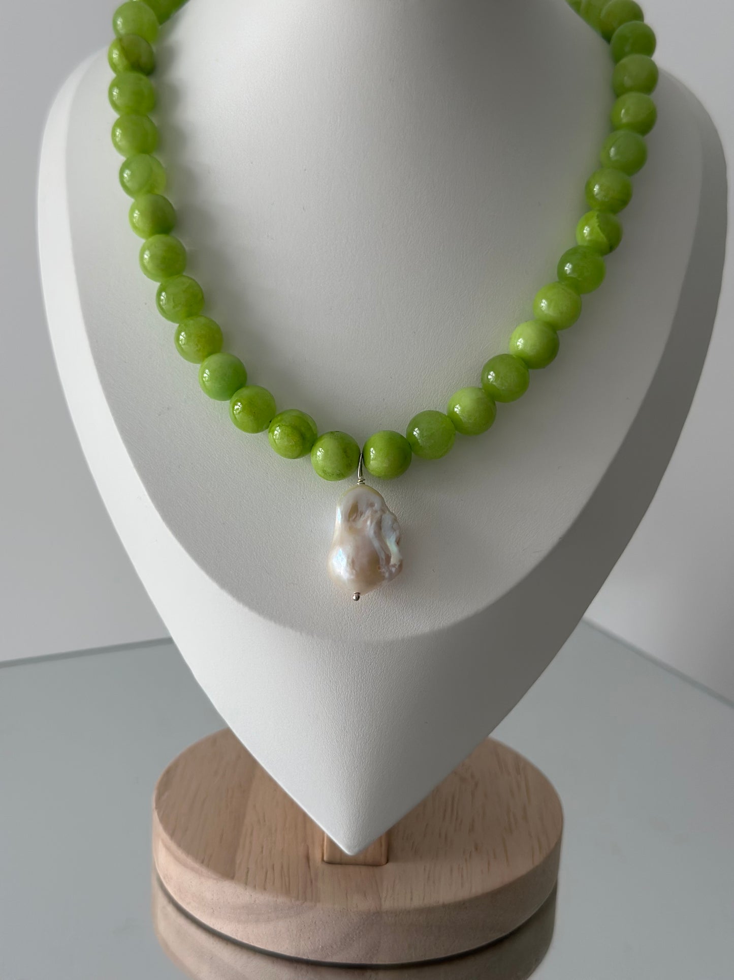 Vegan Baroque Pearl Necklace