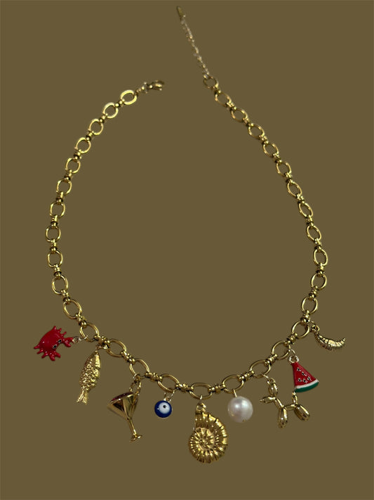 Multi-Charm Necklace