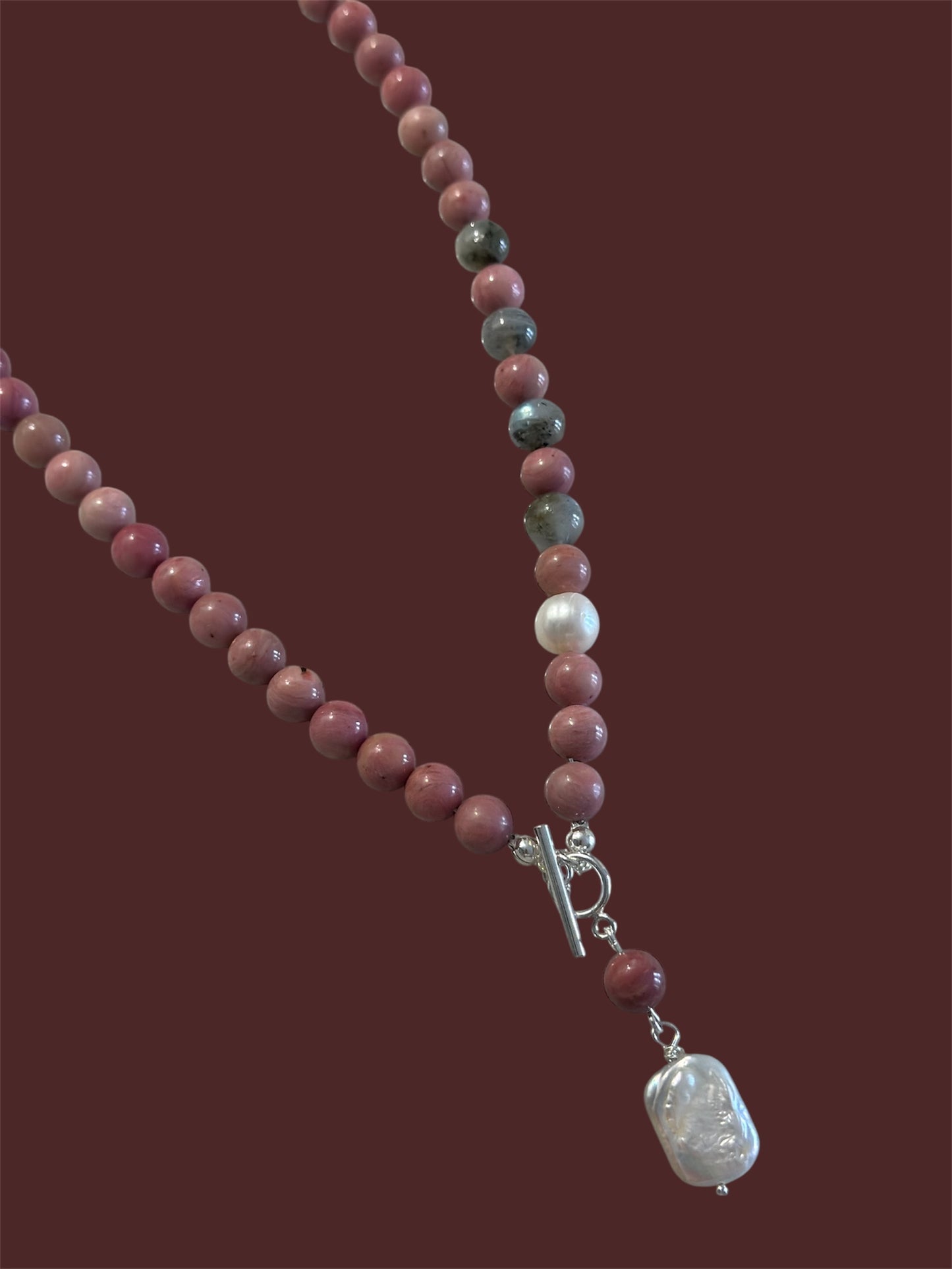 Pink Sand Pearl Necklace